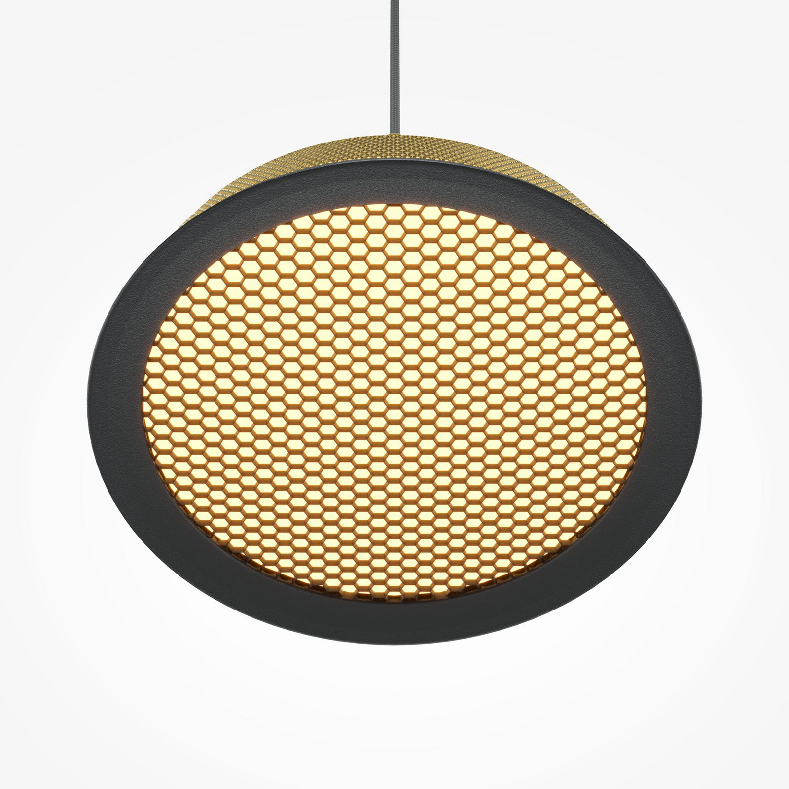 Maytoni Lampă suspendată LED El Ø 153 cm aur aluminiu - Camera de zi / sufragerie - modern - auriu negru