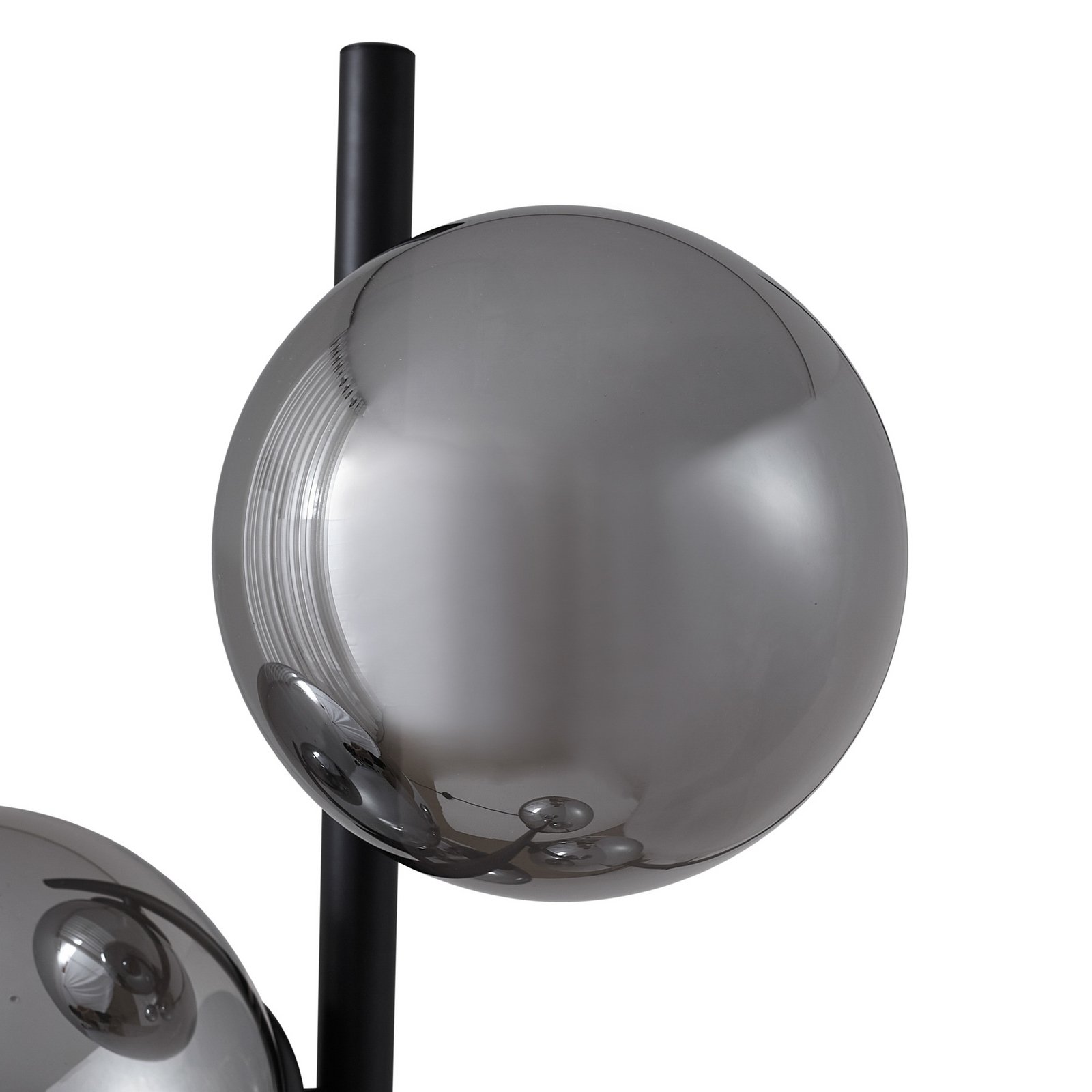 Orbelia Stehleuchte, schwarz, 5-flammig, Glas - Lindby Orbelia Stehleuchte, schwarz, 5-flammig, Glas - Lindby