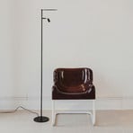 Kelly LED floor lamp, adjustable spot black/gold