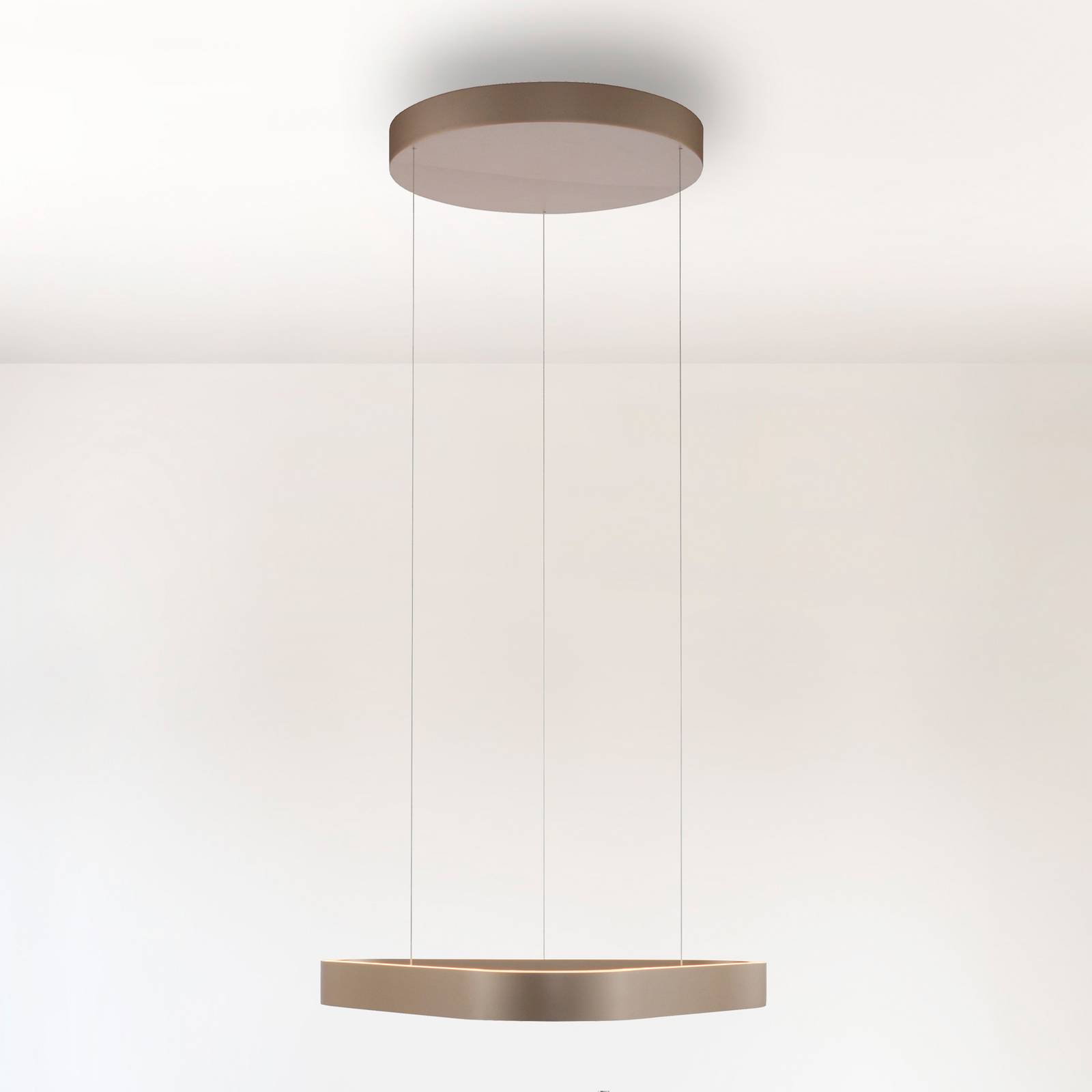 Paul Neuhaus LED-Pendelleuchte Q-Stretto, bronze, 60cm günstig online kaufen