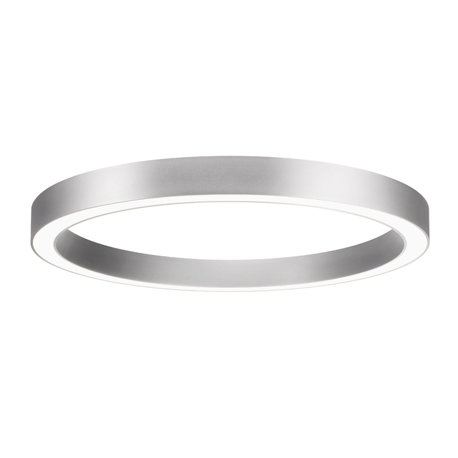BRUMBERG Biro Circle LED ceiling lamp, DALI, silver