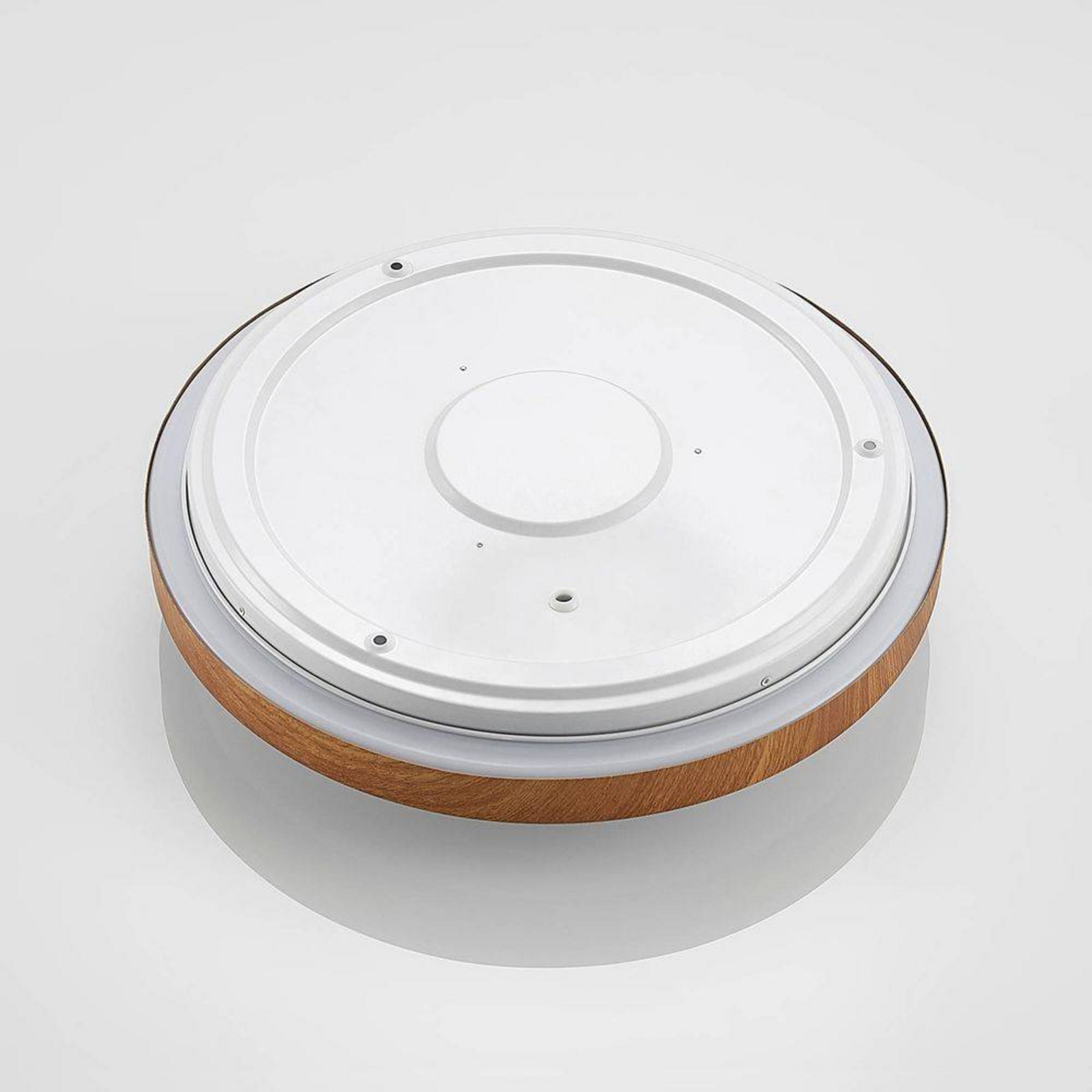 Mynte Round LED Stropna lampa Ø42,5 Drvo/Bijela - Lindby