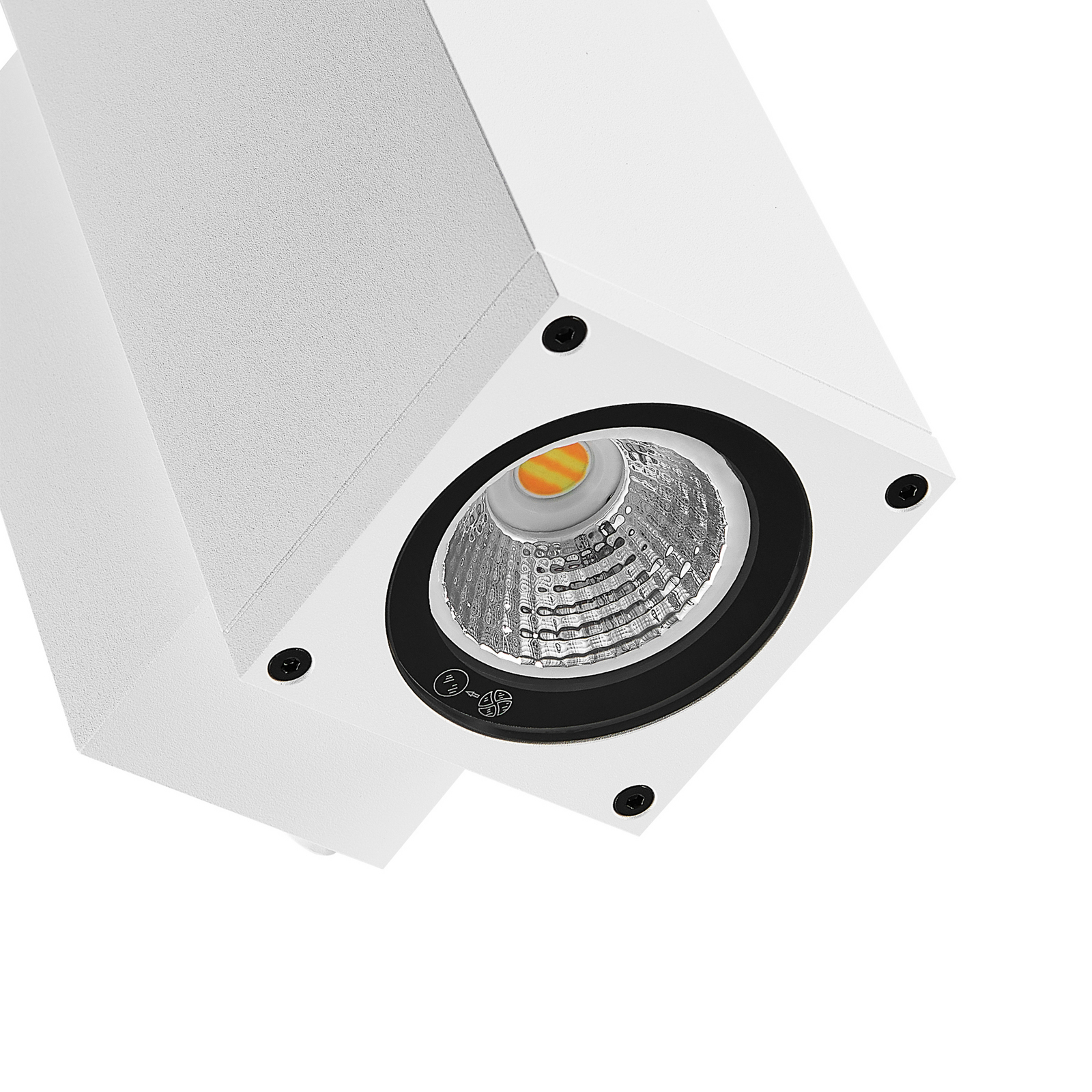 LED-Außenwandlampe ShoreLine Pro Square up/down, weiß LED-Außenwandlampe ShoreLine Pro Square up/down, weiß