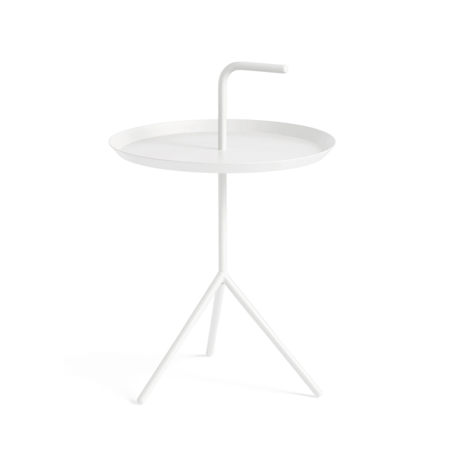 DLM sivupöytä, valkoinen, korkeus 56 cm, teräs - HAY