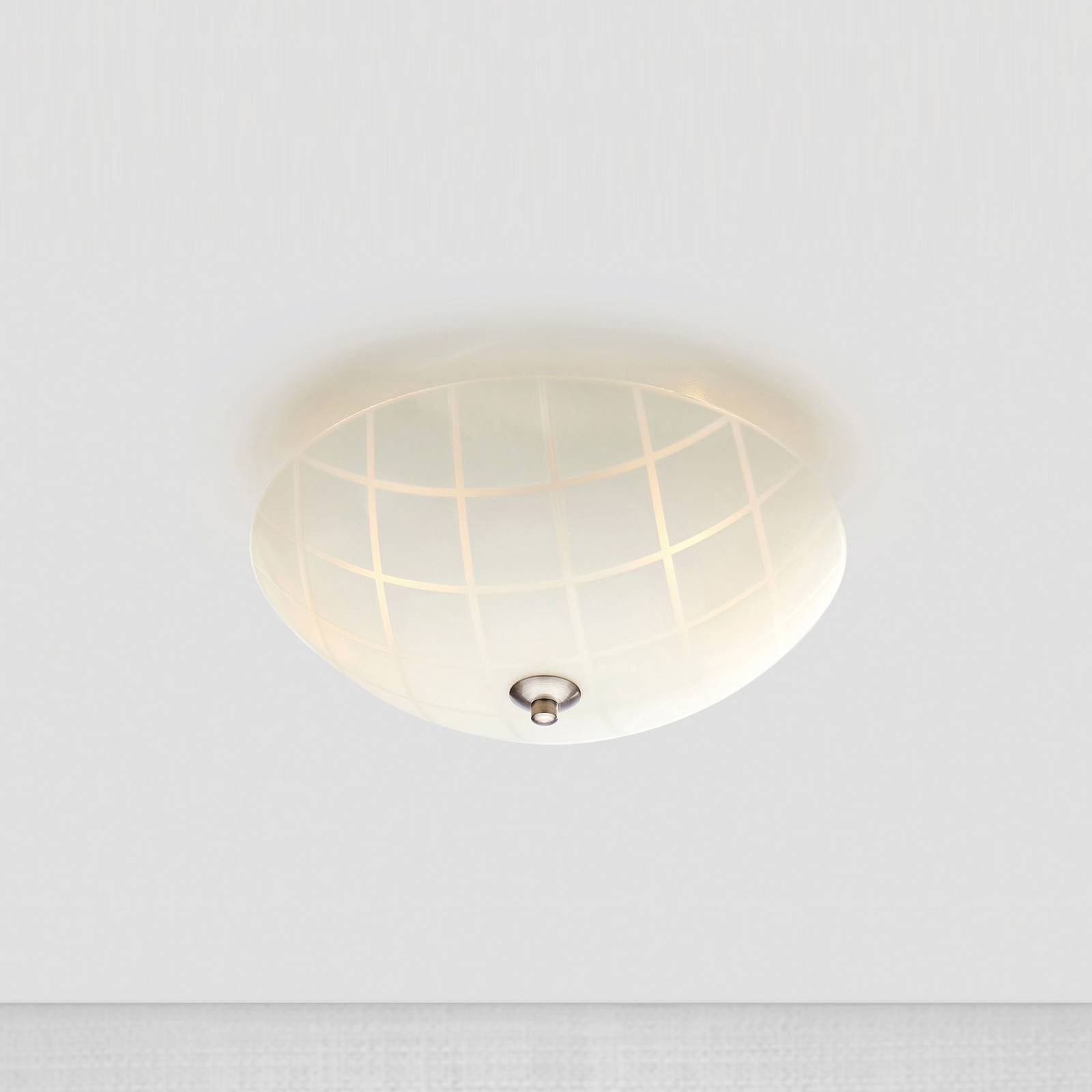 Lampa sufitowa Ruta ze szkła, Ø 35 cm