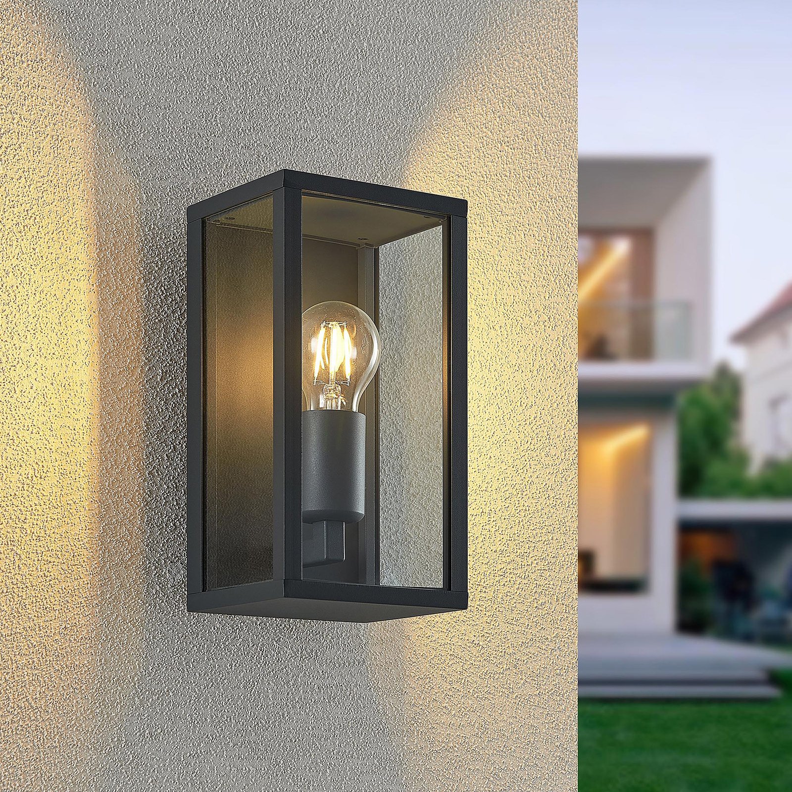 Peldar Kültéri Fali Lámpa Dark Grey - Lindby