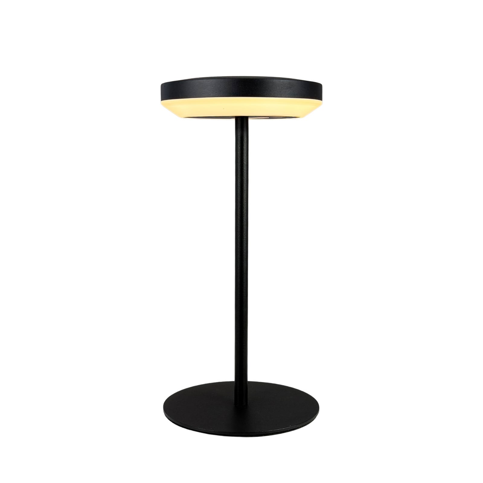 Otera LED solarna stolna lampa, crna, 25 cm, IP44 - Dyberg Larsen