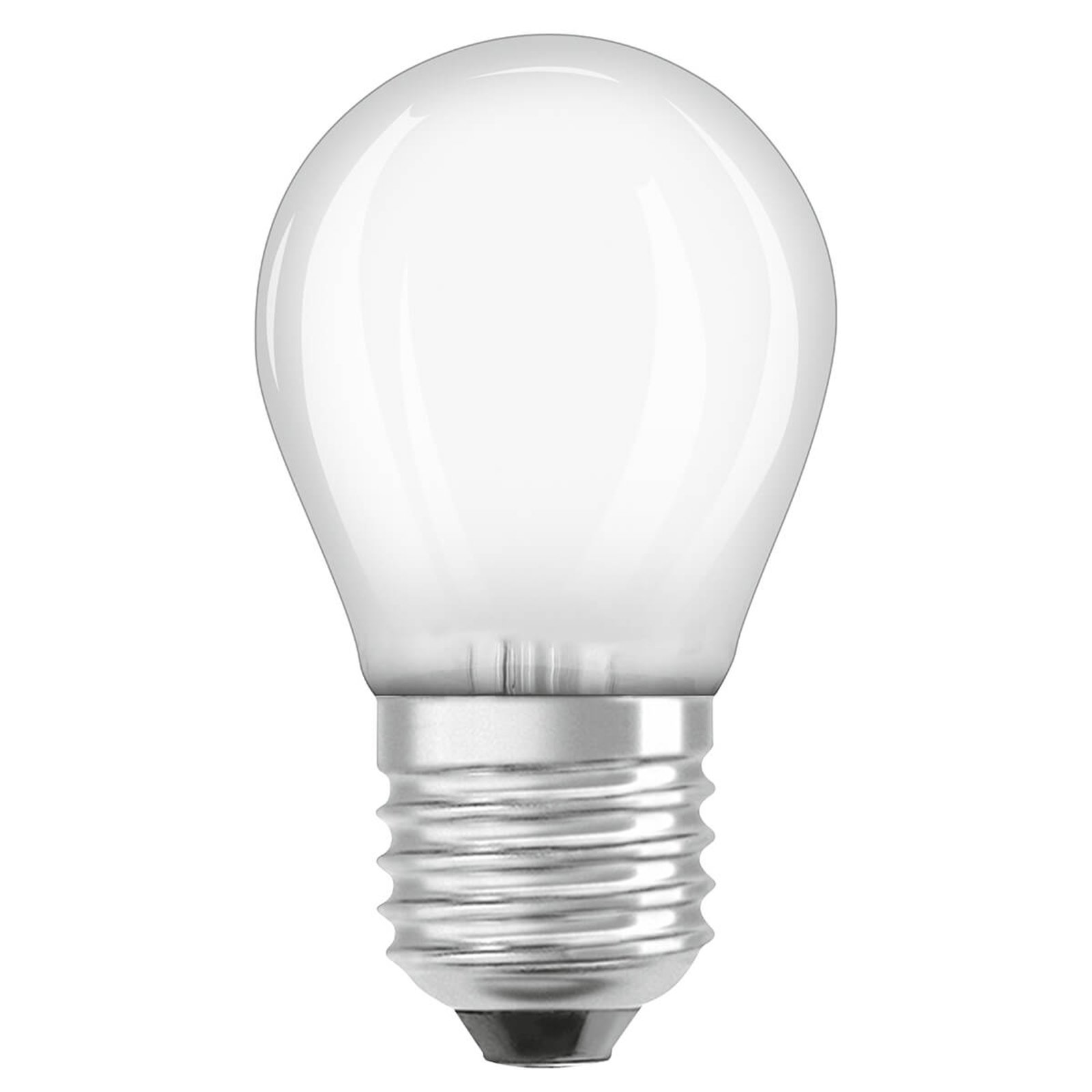OSRAM LED lašelinė lempa E27 4,8 W 827, reguliuojamo ryškumo