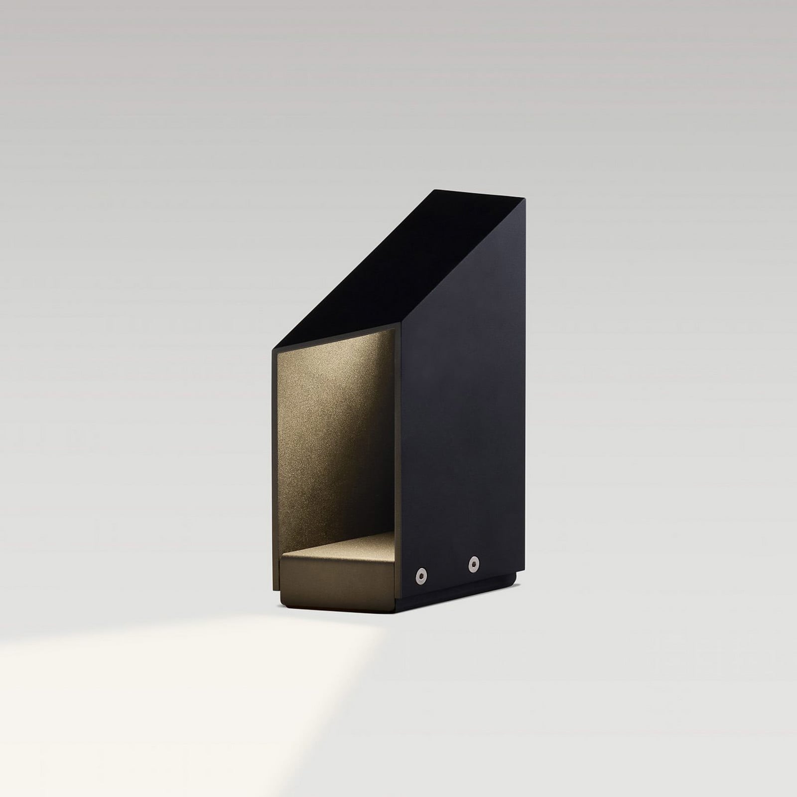 Lampă cu soclu LED MARSET Domus înălțime 26 cm negru aluminiu - Design