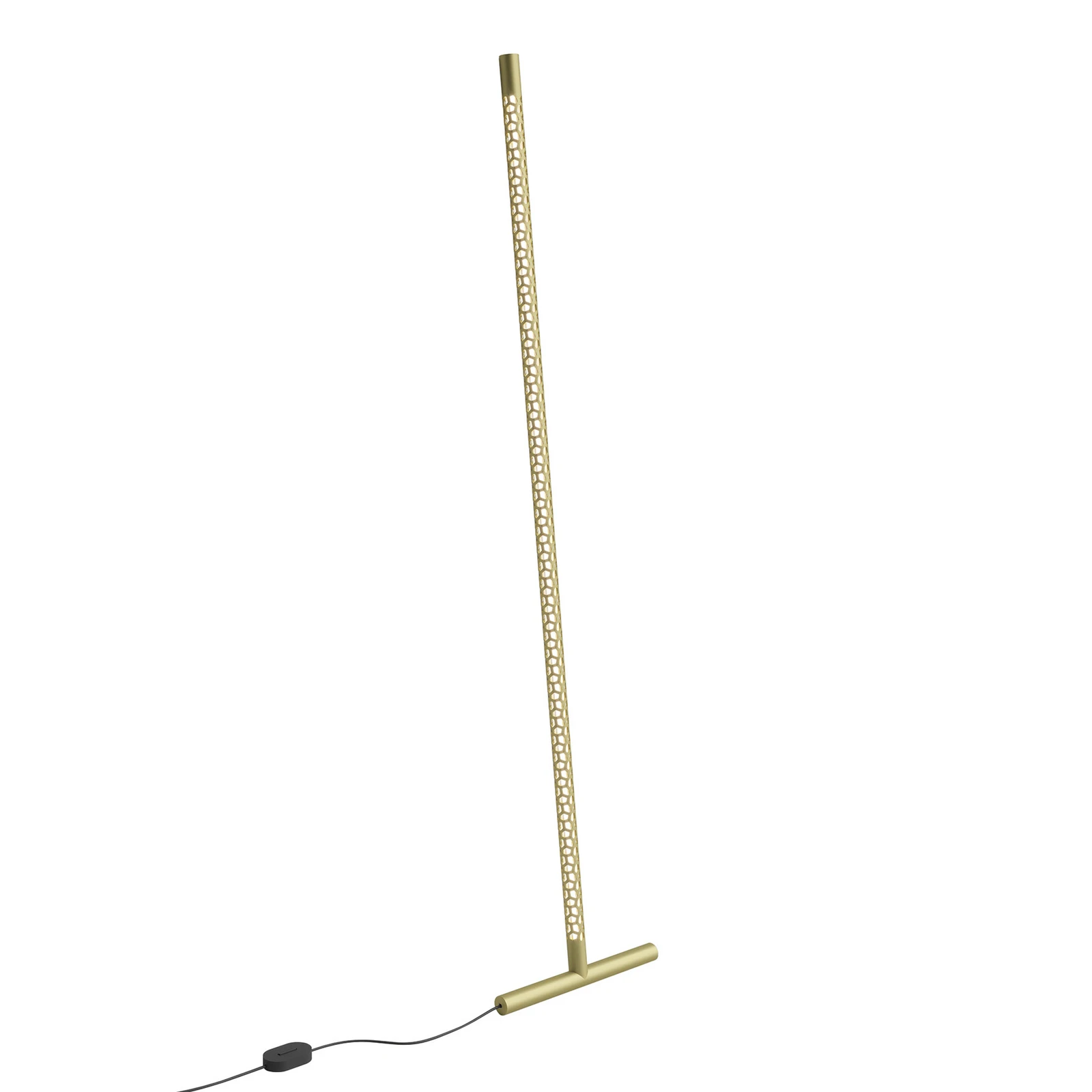 Rotaliana Squiggle F1 LED подова лампа златна