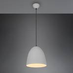 Tilda pendant light, one-bulb, grey, Ø 25 cm