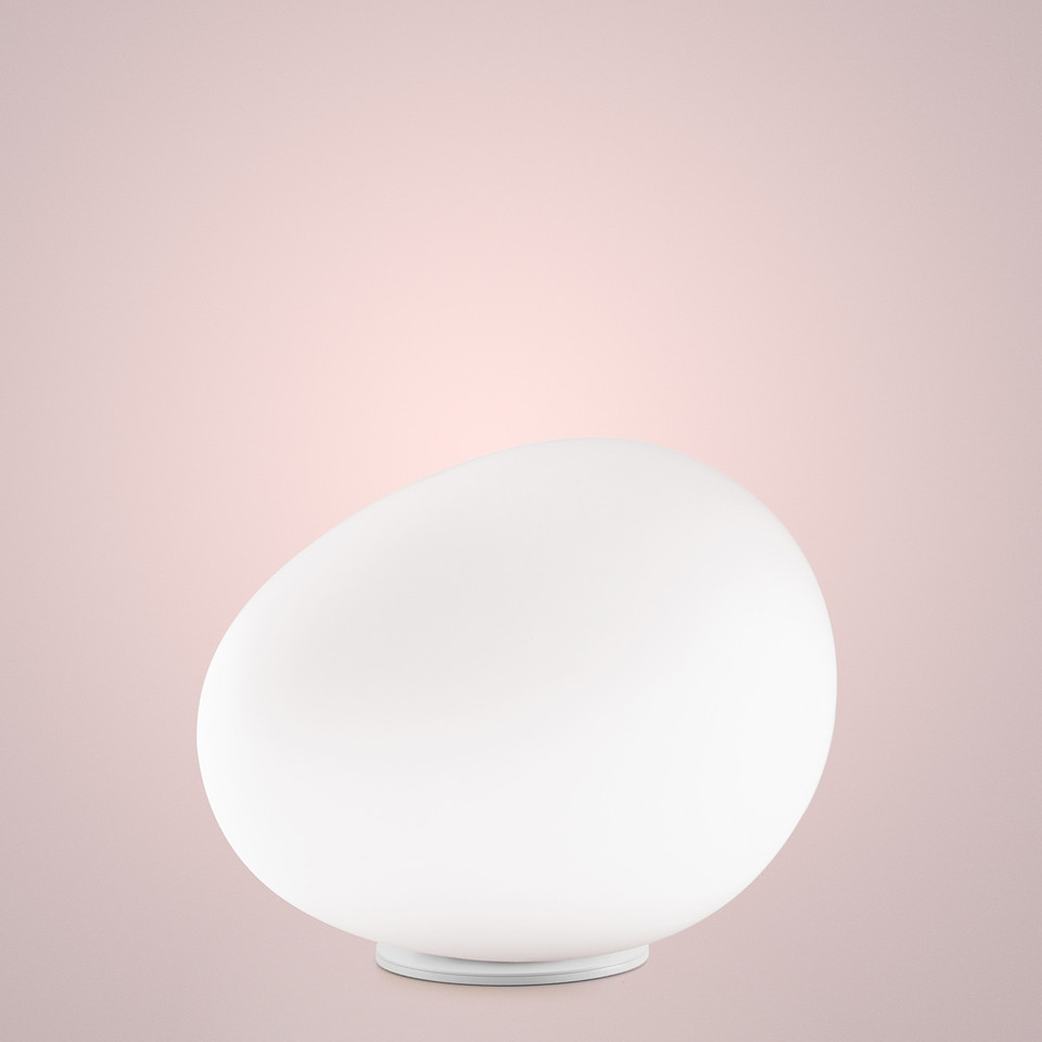 Foscarini Poly Gregg Large Bordslampa, vit från Foscarini