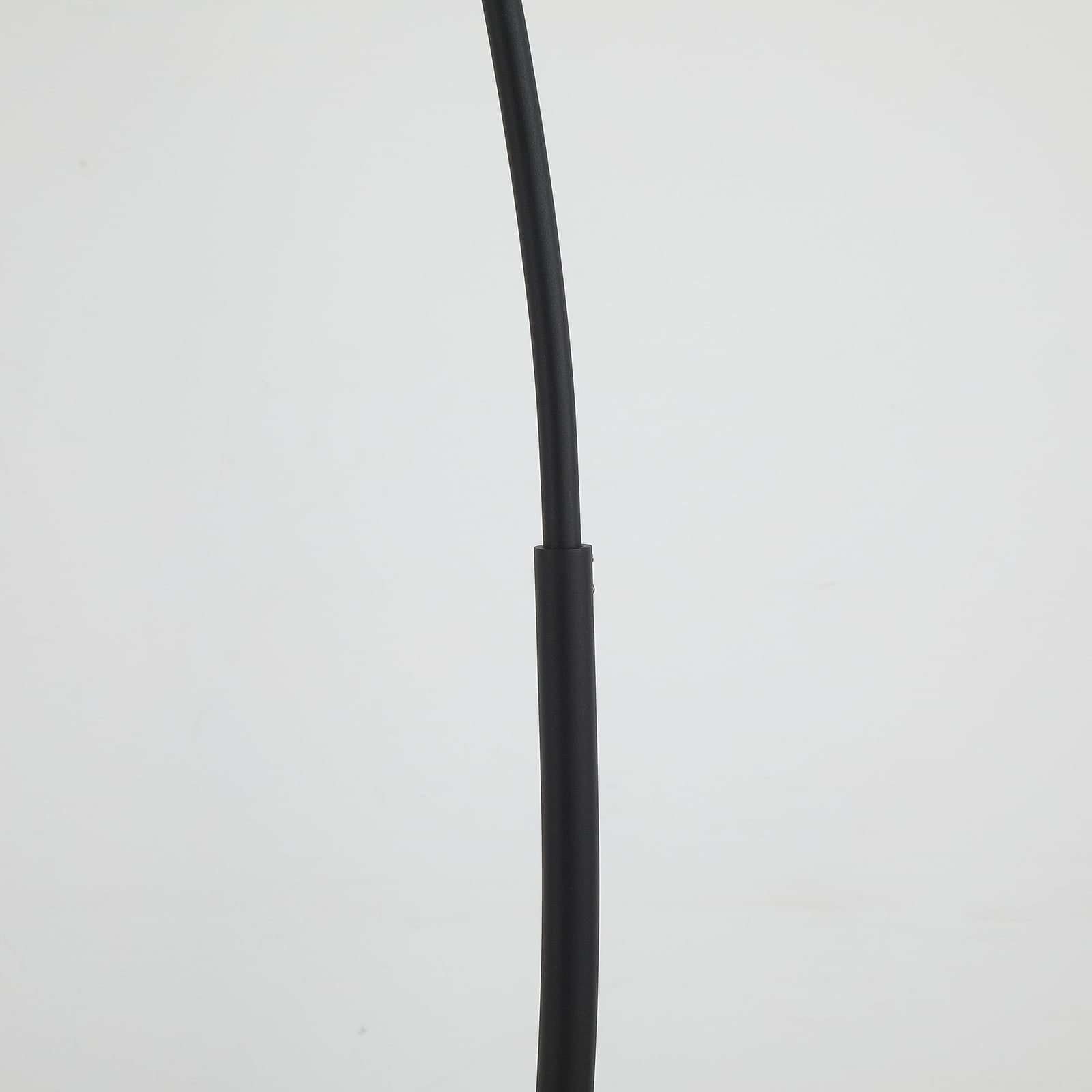 Radiant álló világítás, fekete-fehér, magasság 156 cm, fém/szövet