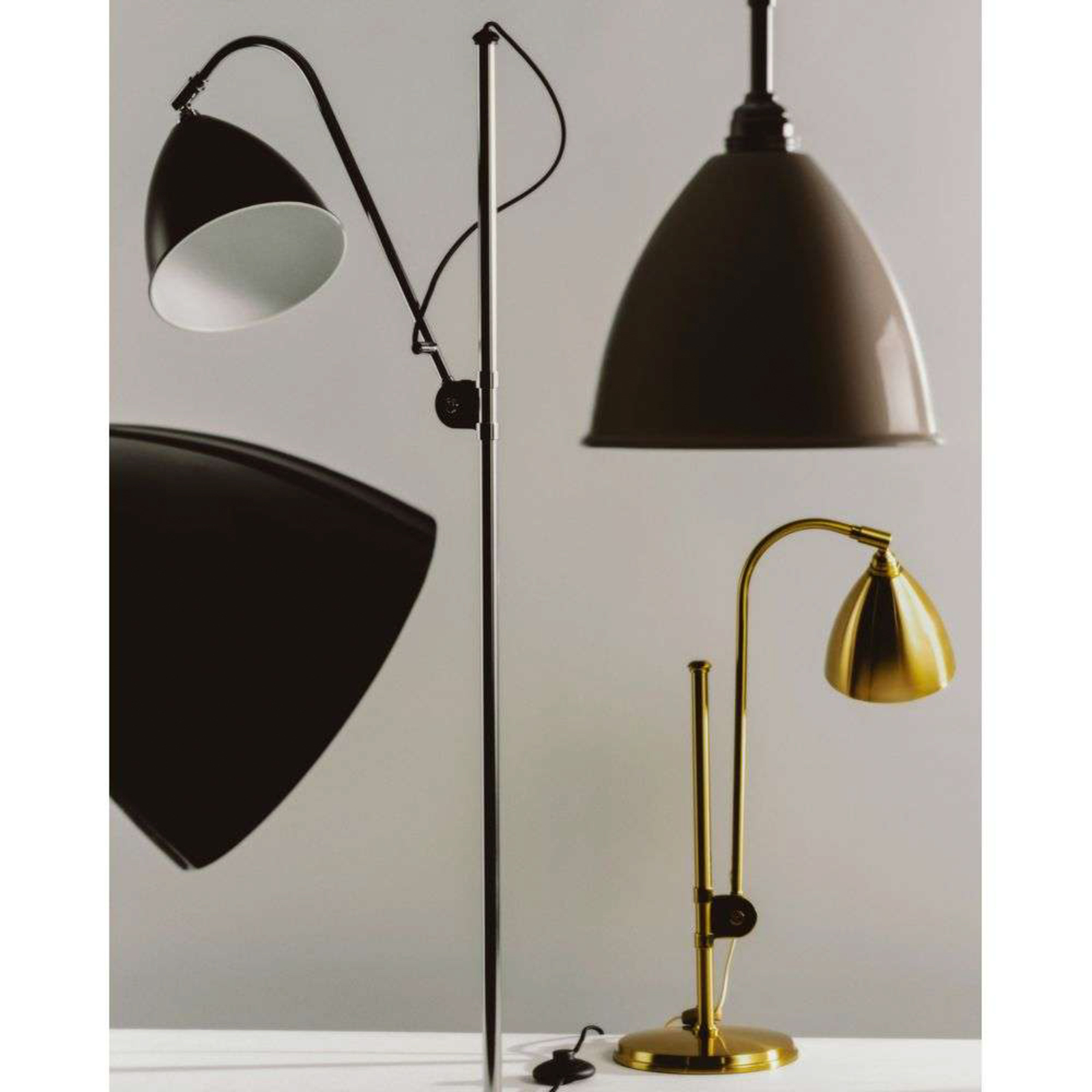 Bestlite BL9 Pendant ø21 Brass/Black - GUBI