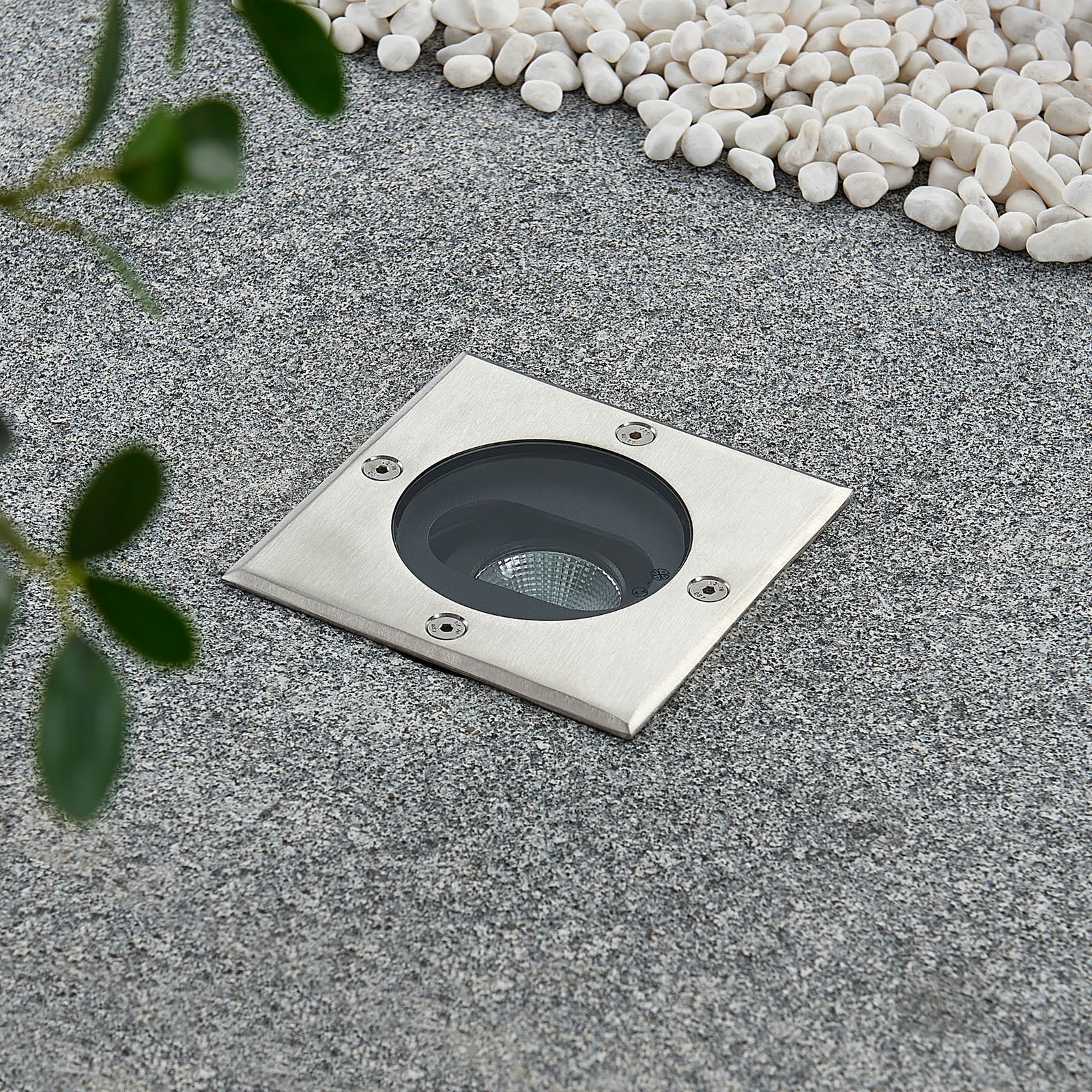 Doris LED Square Nedgrävnings Spot Steel - Lucande