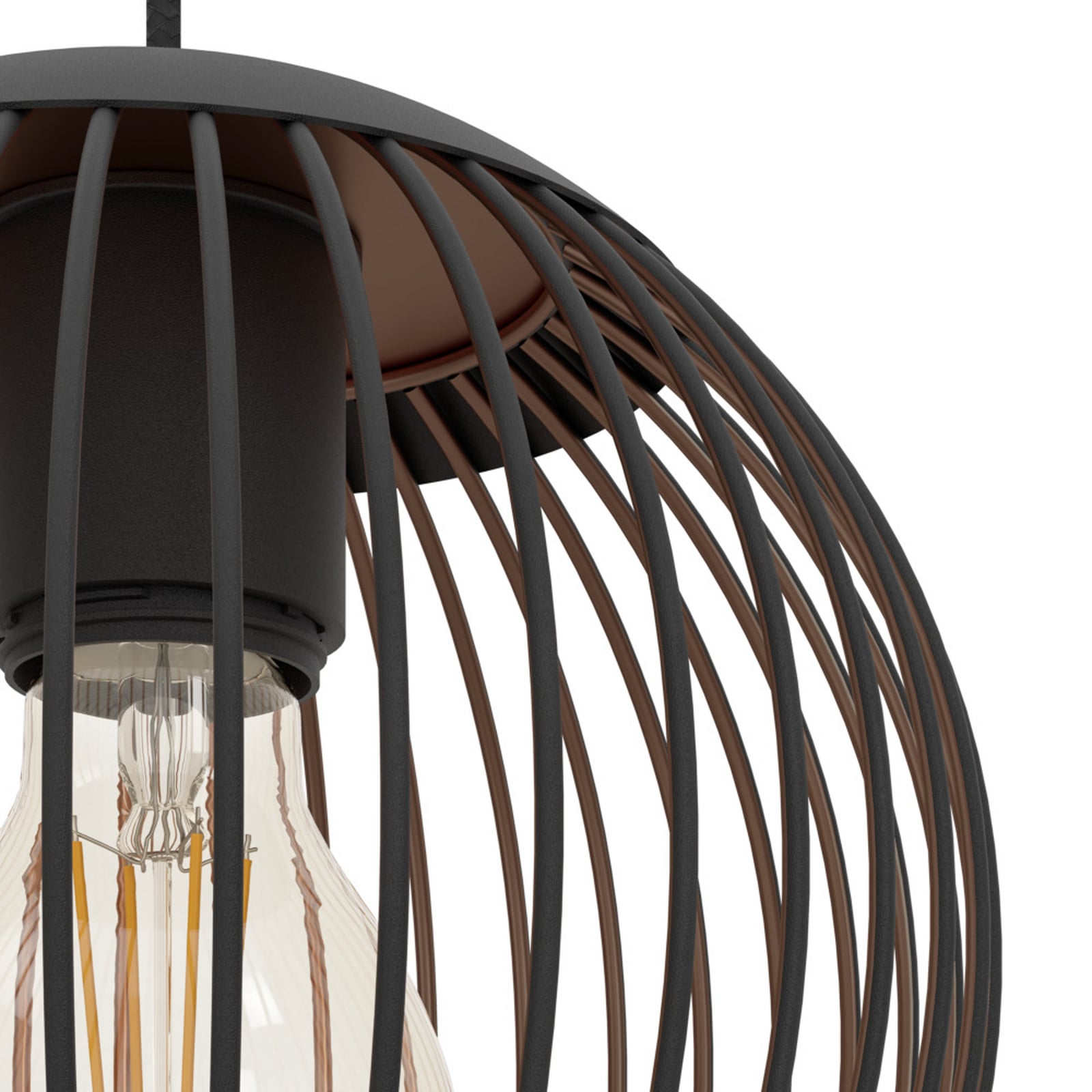 Suspension EGLO ALMANZORA, Ø 47 cm, à 3 lampes, noir, E27 Suspension EGLO ALMANZORA, Ø 47 cm, à 3 lampes, noir, E27