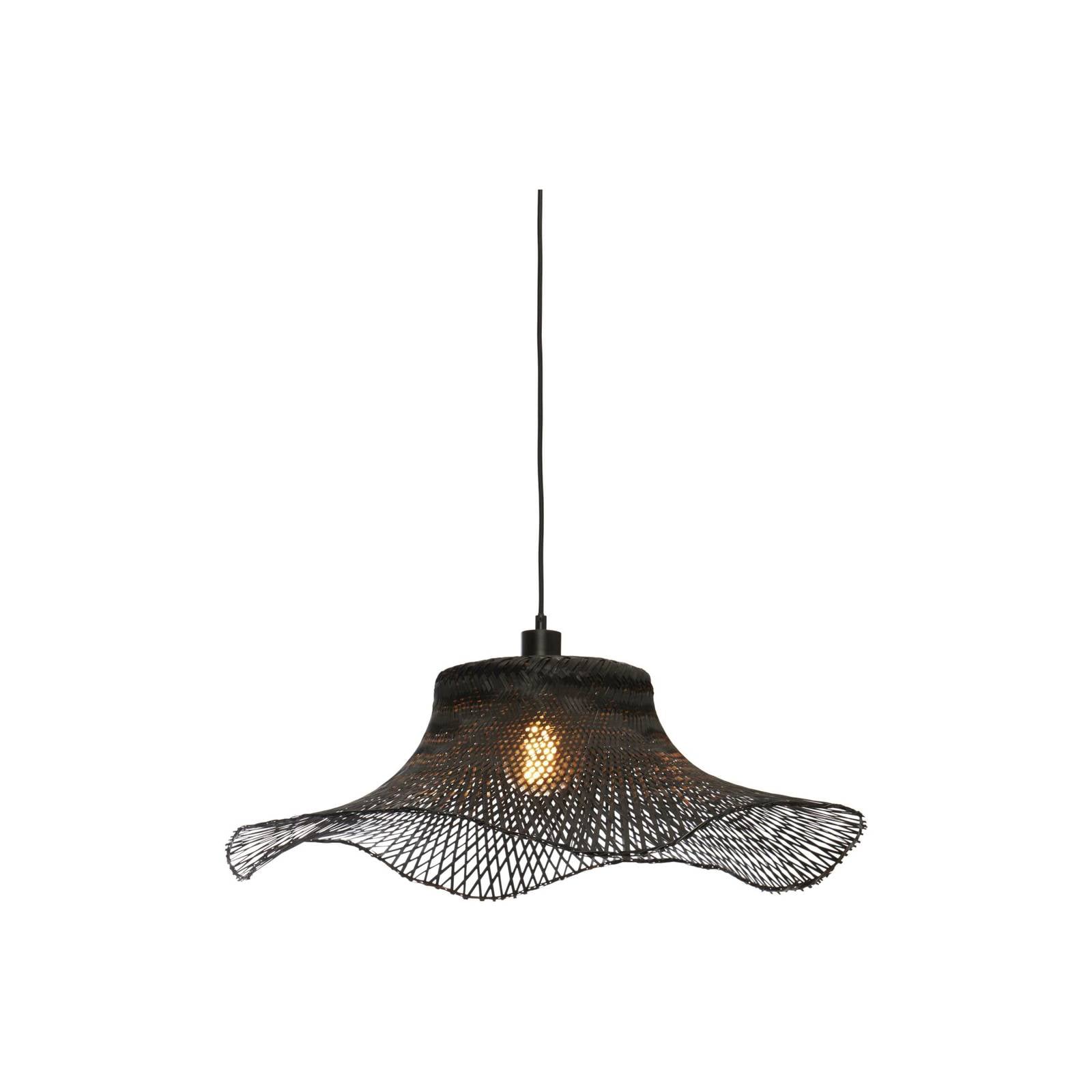 GOOD & MOJO Ibiza Hängelampe Ø 65 cm schwarz