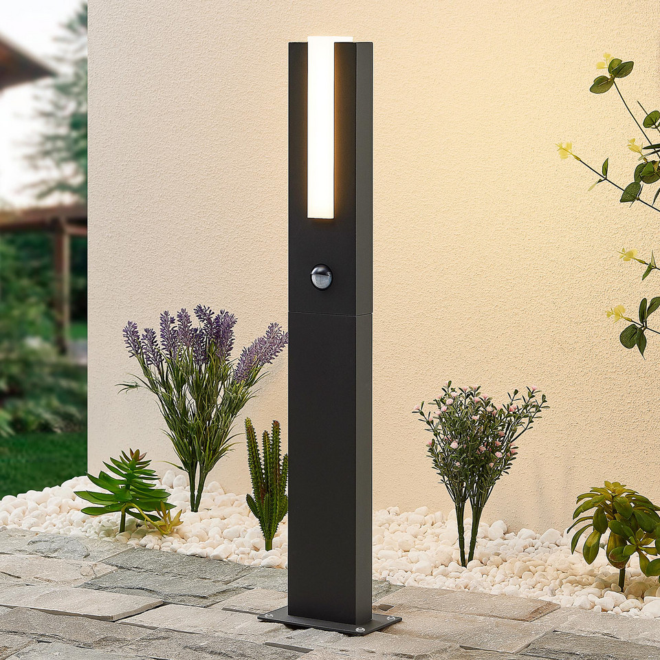 Lucande Virgalia LED Trädgårdslampa H65 w/Sensor, svart från Lucande