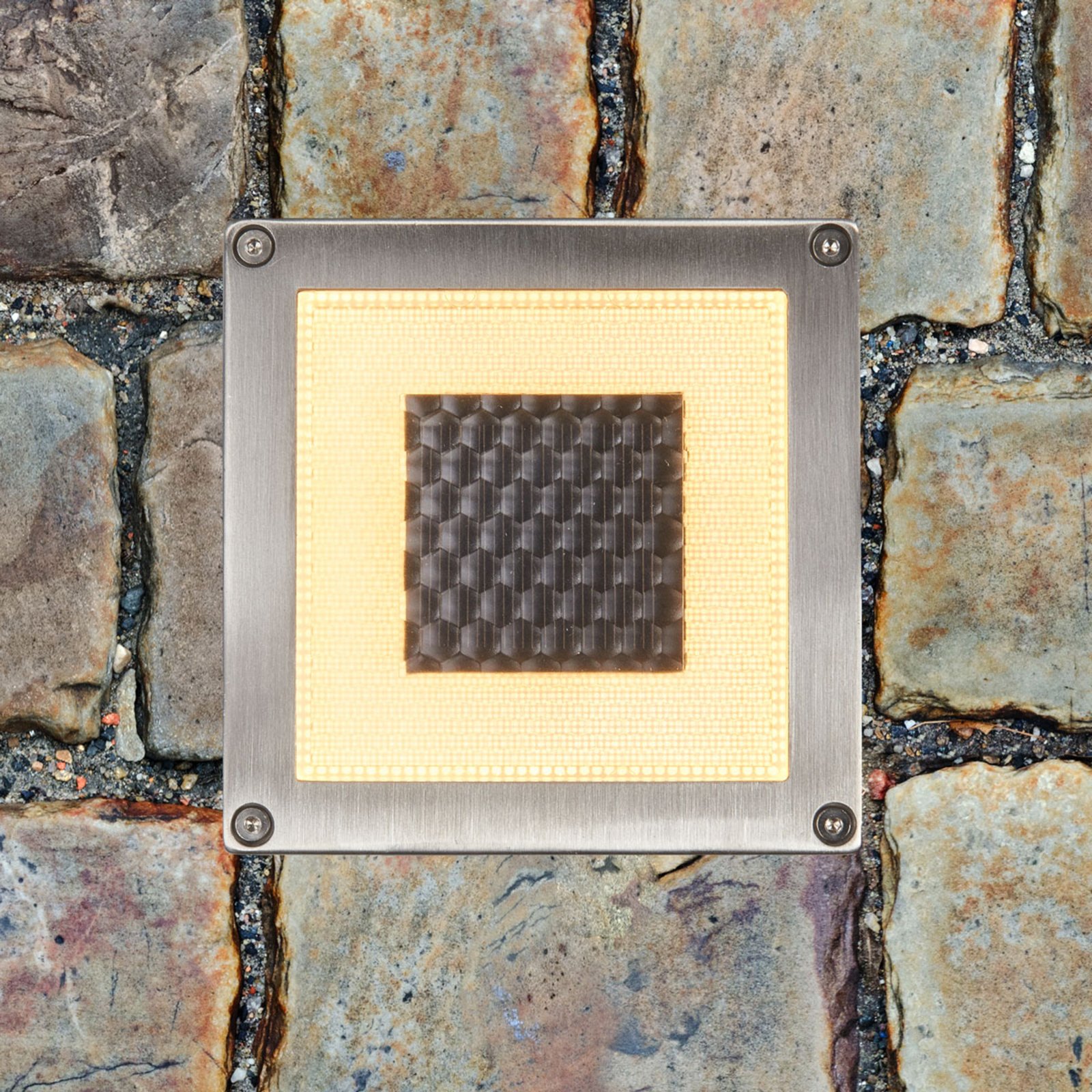 Cube Solar LED Begraven Spot IP67 Stainless Steel/Clear - Paulmann