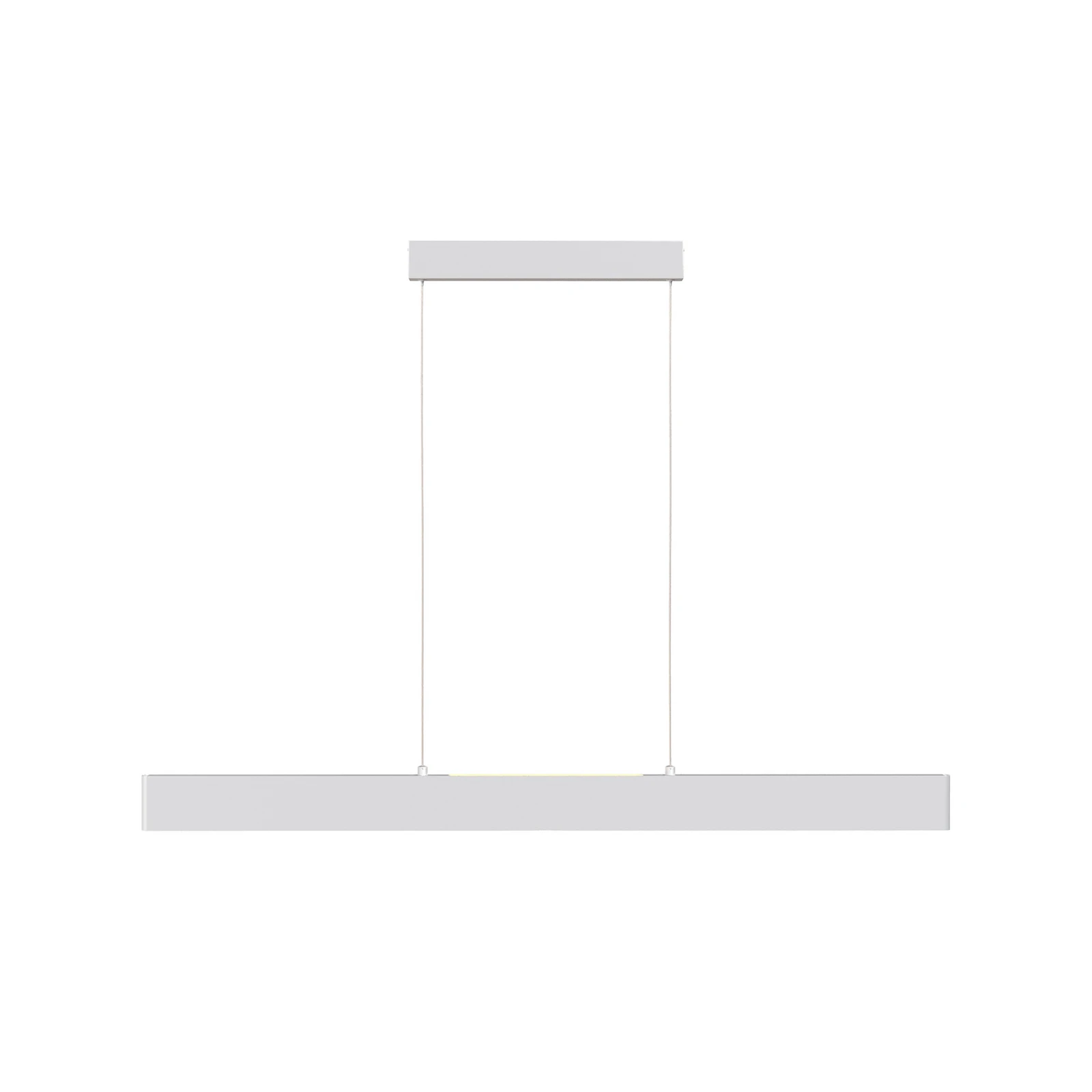 Maytoni LED-hänglampa Step, vit, 118,5 cm, 3.000 K, aluminium