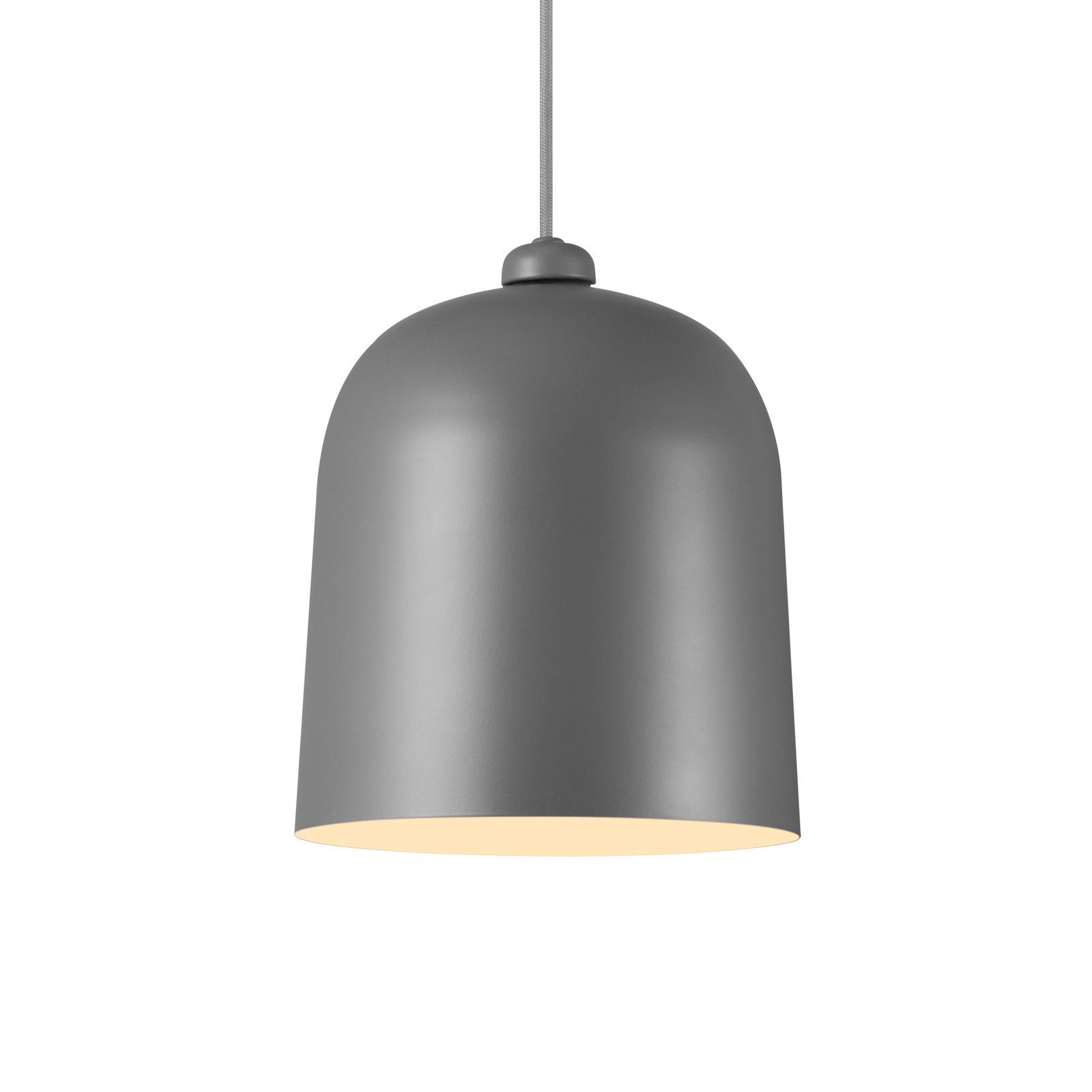 Angle pendant light E27, dark grey