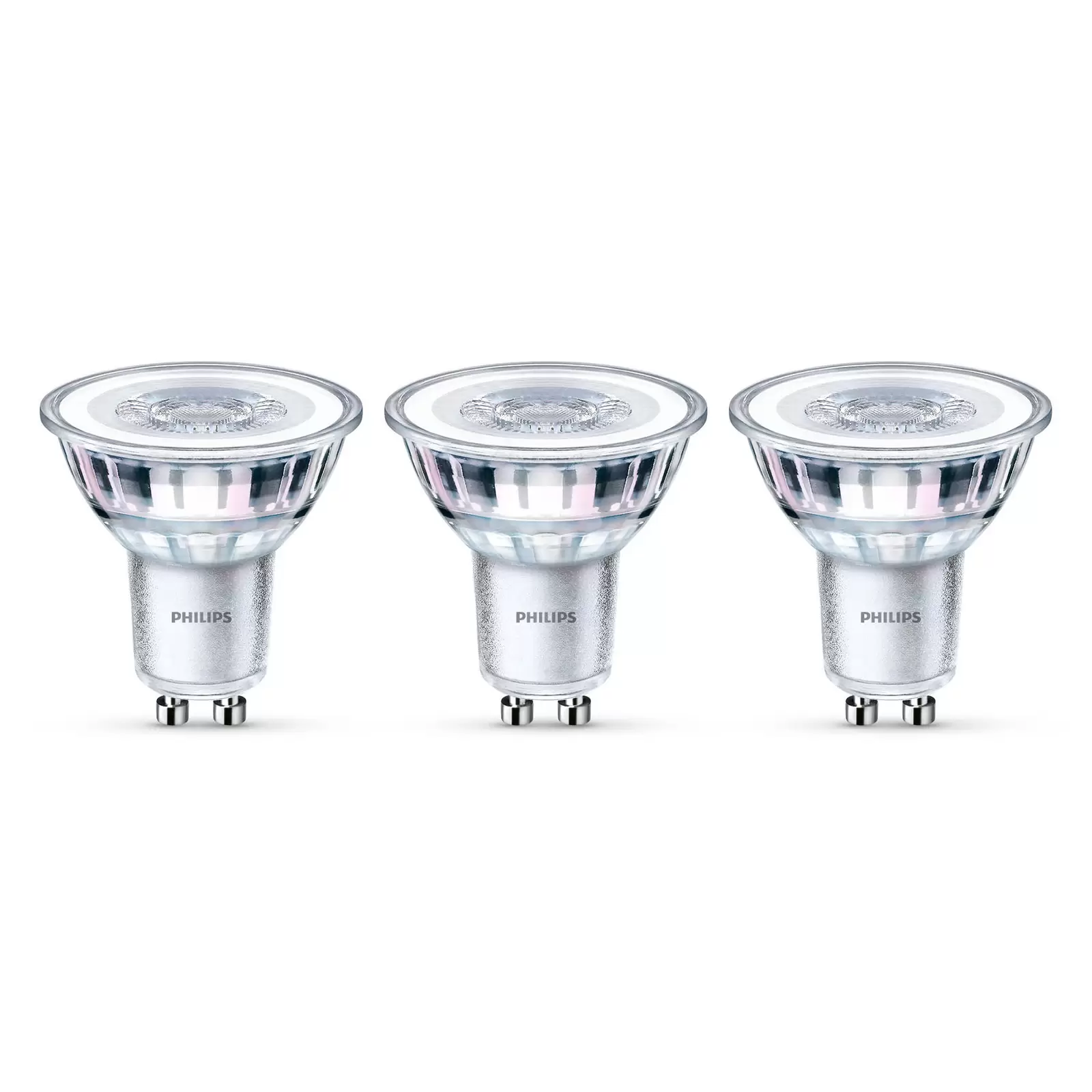 Philips LED GU10 4,6W 390lm 840 trasparente 36° 2x