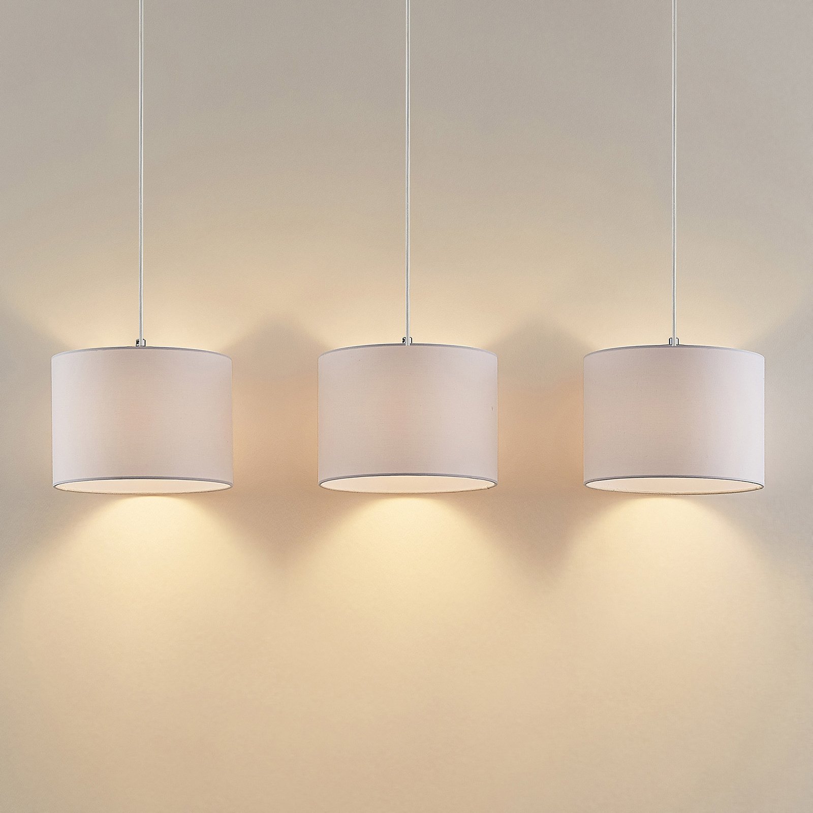 Imarin 3 Pendelleuchte White - Lindby