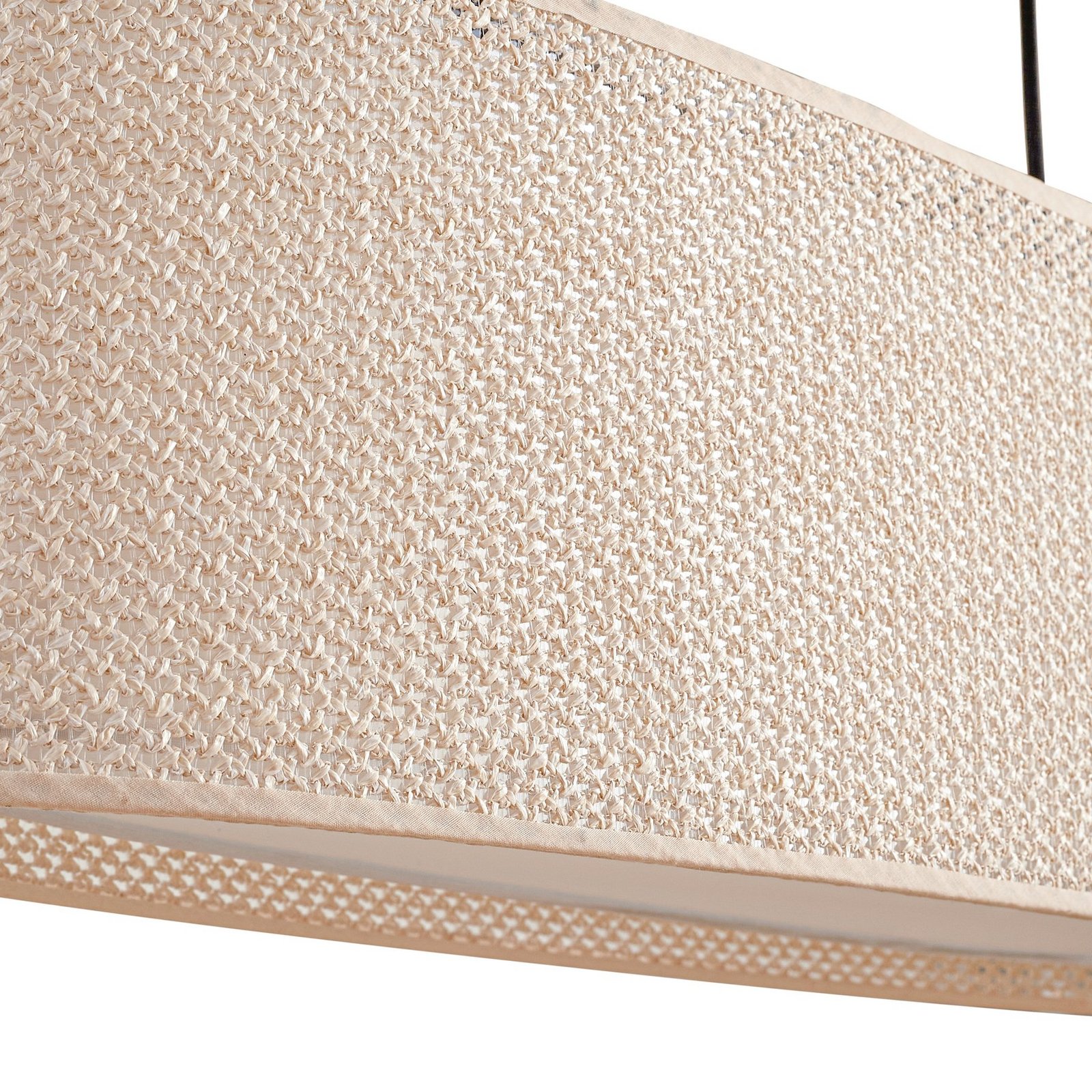 Soula Hängeleuchte, beige, 78 cm, Kunststoff, E27 - Lindby Soula Hängeleuchte, beige, 78 cm, Kunststoff, E27 - Lindby