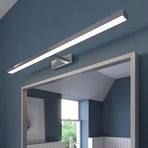 Lindby LED καθρέφτης Jukka, 90 cm, χρώμιο, μέταλλο, IP44