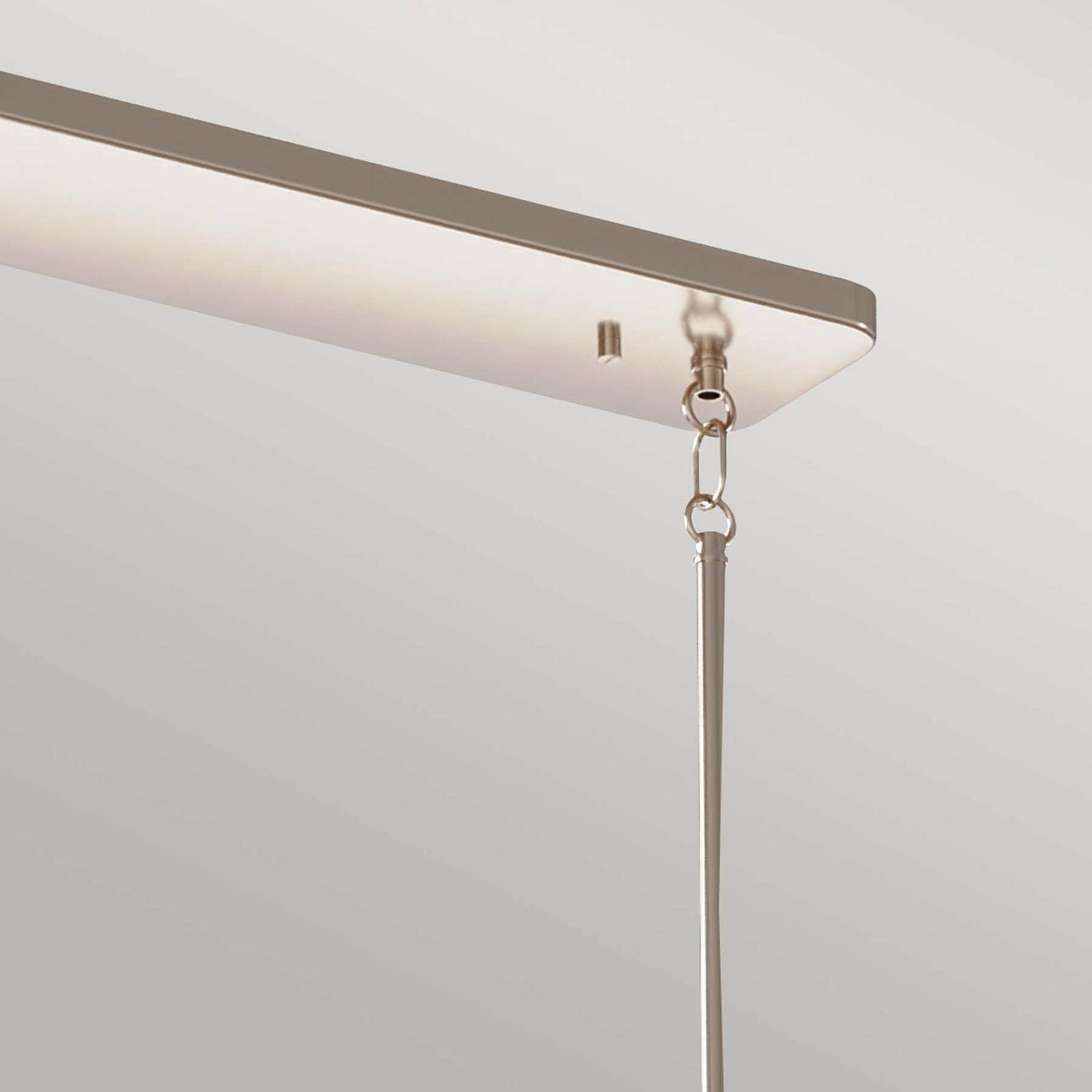 Kimrose hanglamp, 10-lamps, gepolijst nikkel