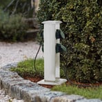 Edelstahl-Steckdosensäule Park 4