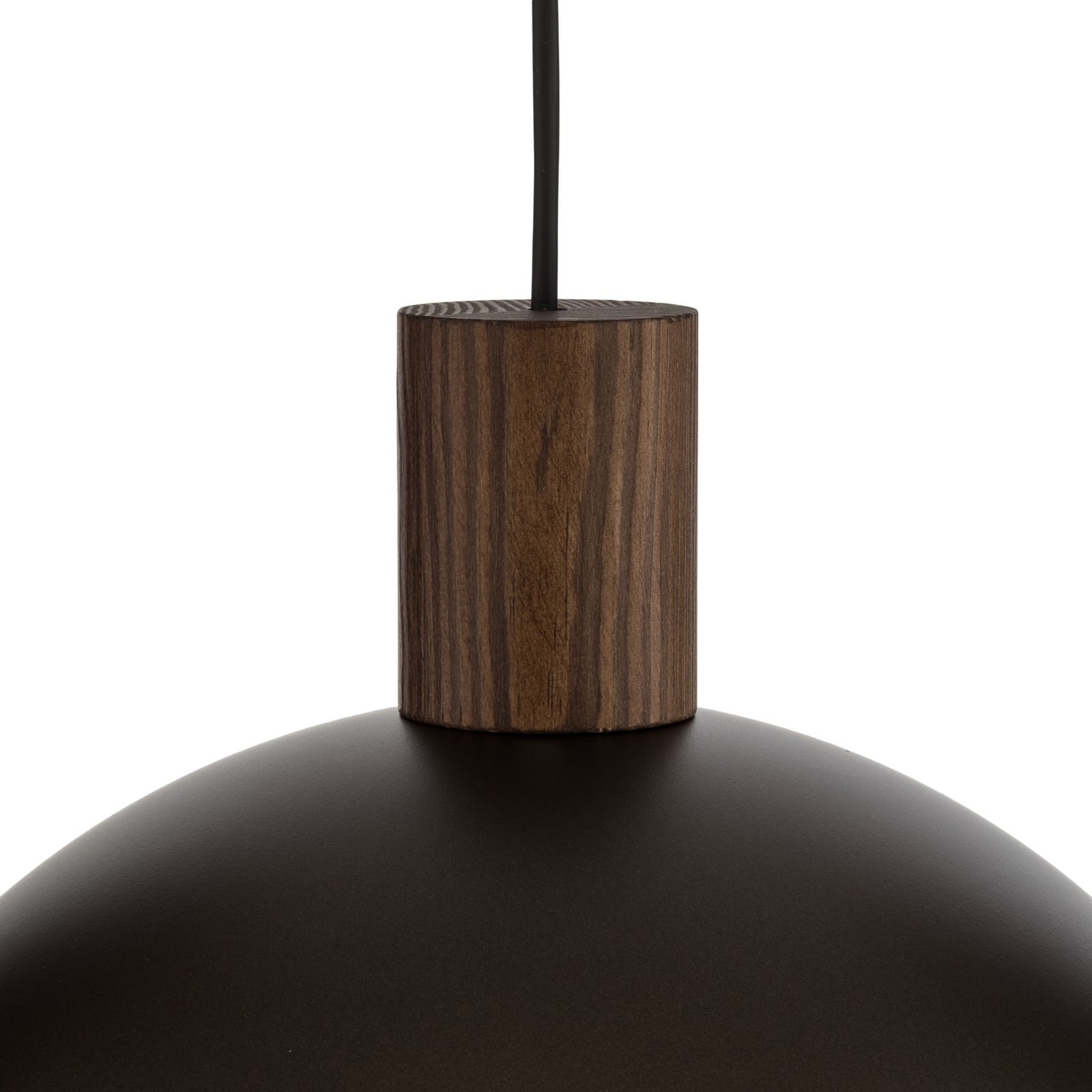 Hängeleuchte Oslo, braun, Metall, Ø 34 cm, E27