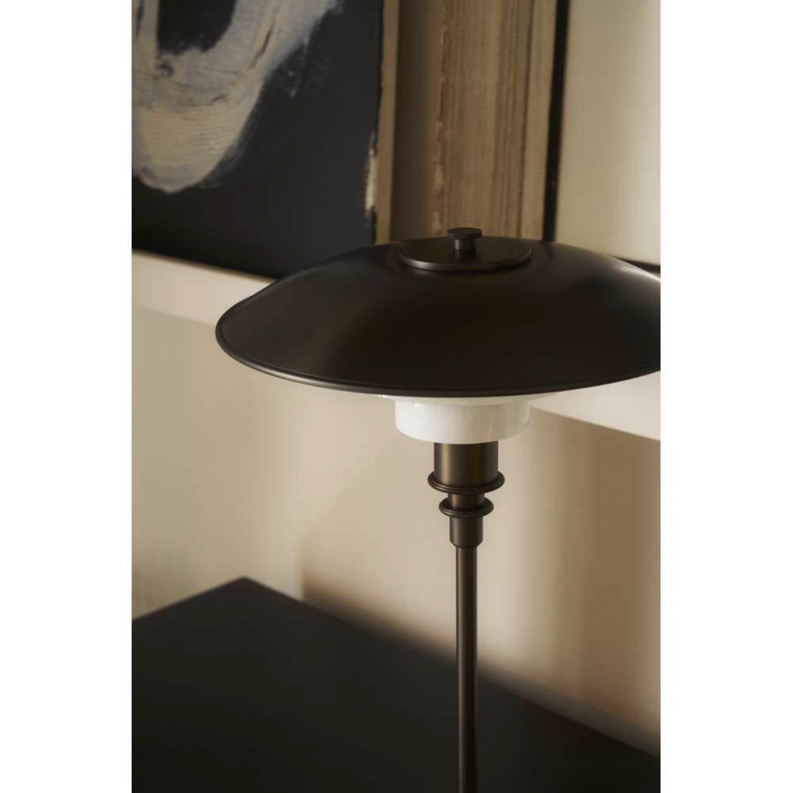 PH 3/2 Pöytävalaisin Aged Brass/Opaali Glass - Louis Poulsen