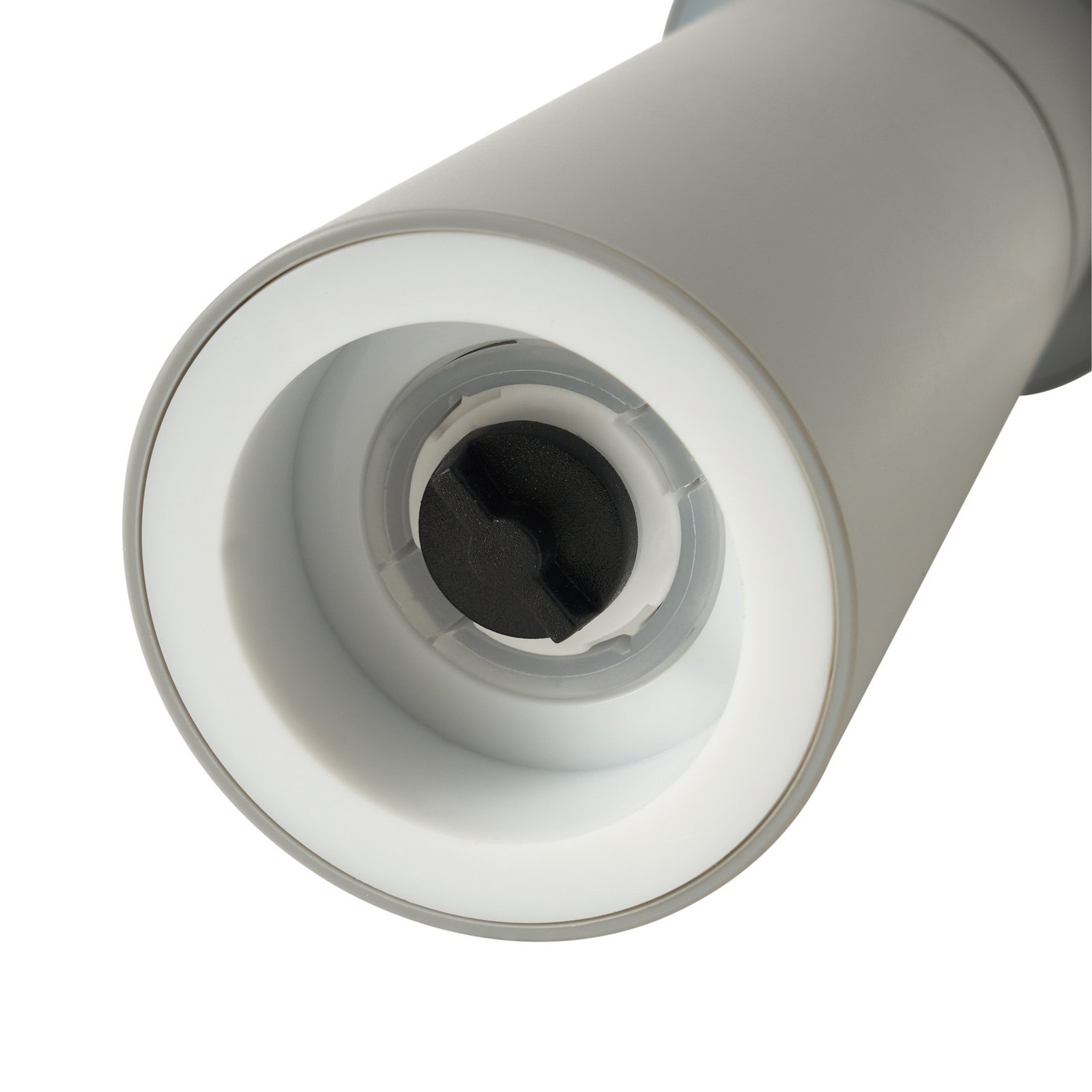 Lucande LED-Saleiere Salt, grigio chiaro, batteria ricaricabile, IP44
