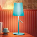 Foscarini Birdie LED grande table lamp aquamarine