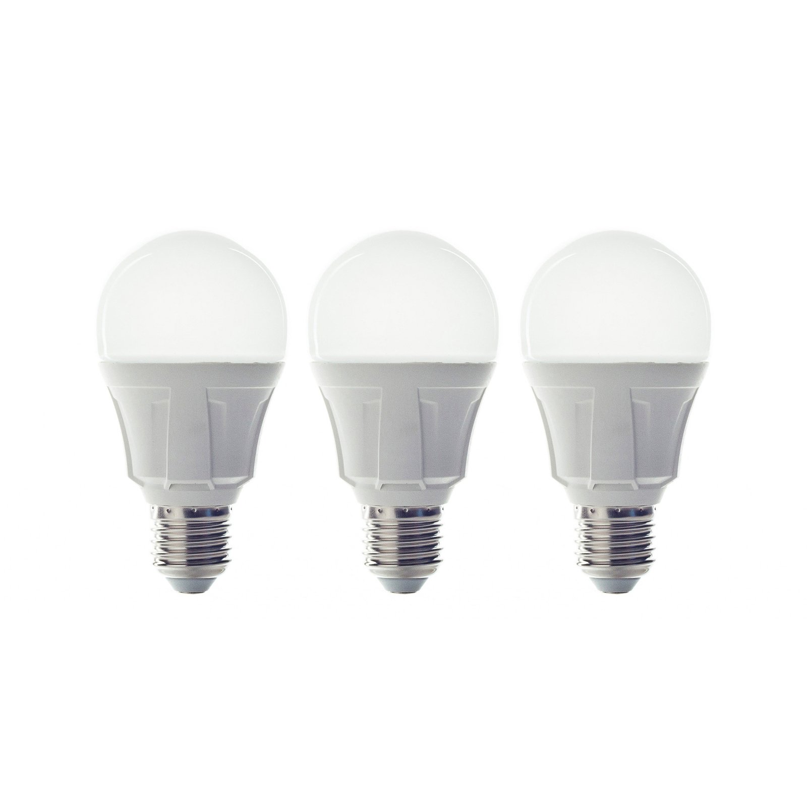 LED-Lampe Glühlampenform E27 11W 830 3er-Set
