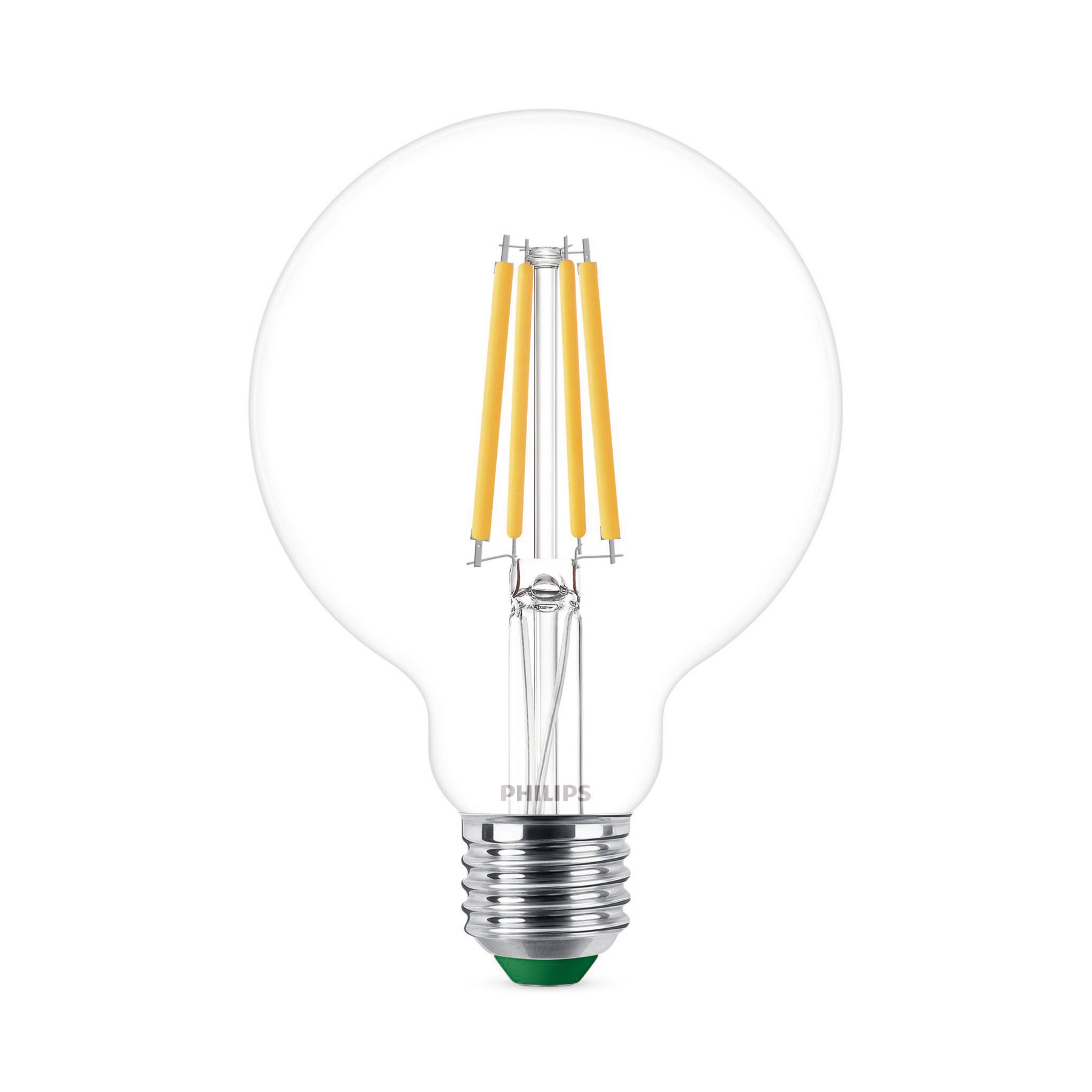 Philips E27 globe LED G95 4W 840lm 827 claire