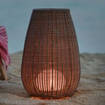 Bover Amphora 01 terrasselampe, brun rattan