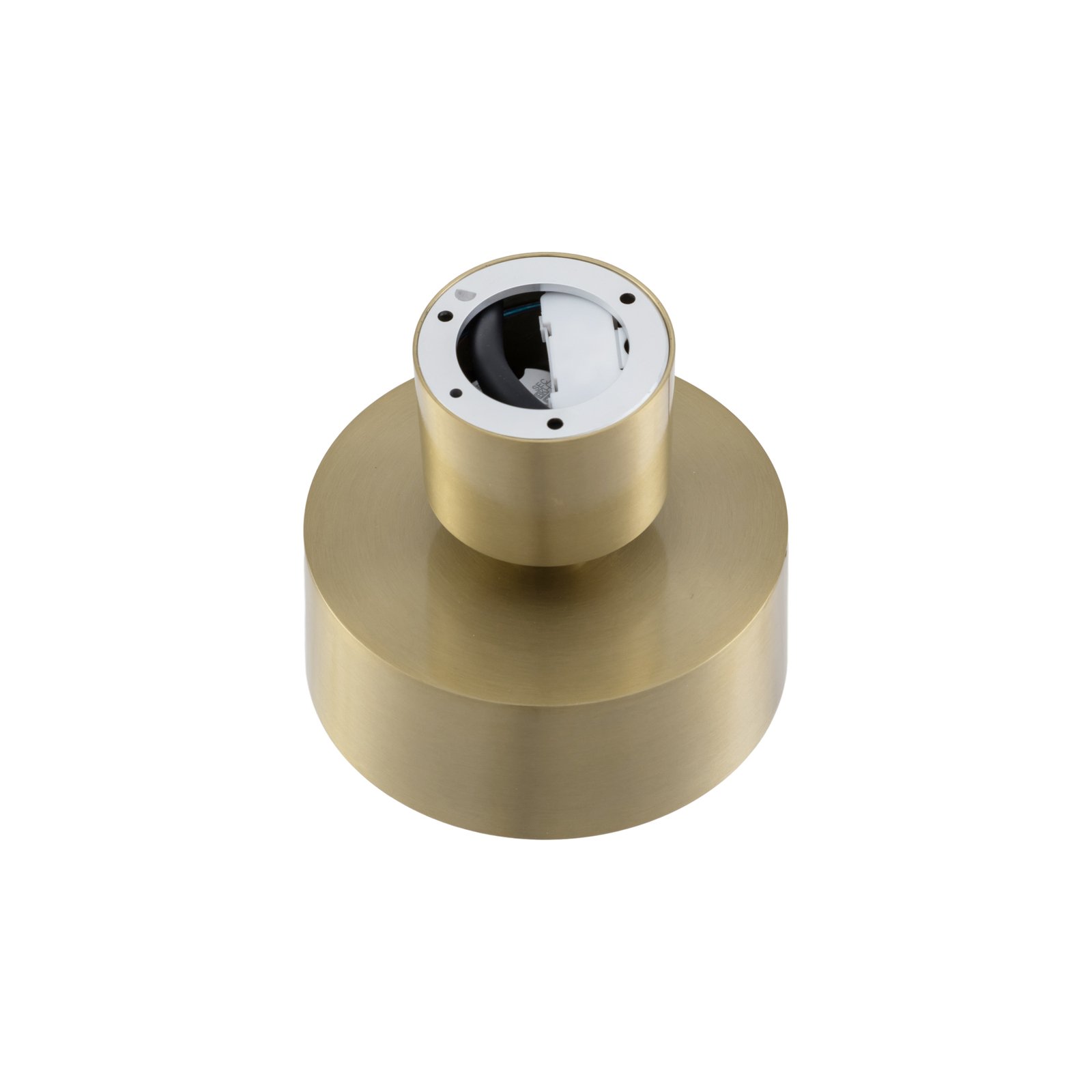 Lindby LED spotlight Nivoria, gold-coloured, swivel-mounted, aluminium