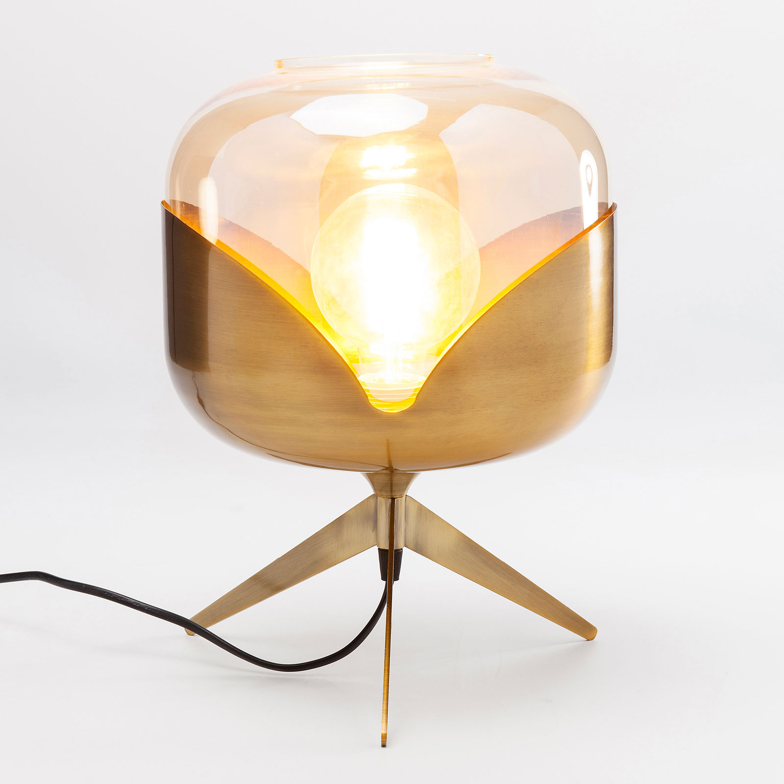 KARE Golden Goblet Ball bordslampa, mässing
