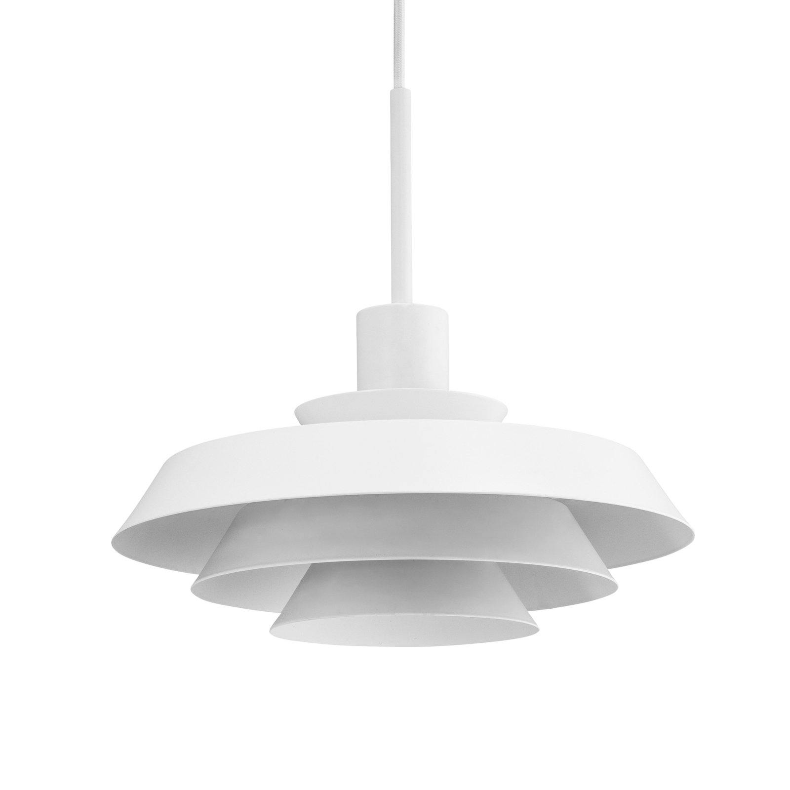 Dyberg Larsen DL30 függő lámpa Ø 30 cm fehér