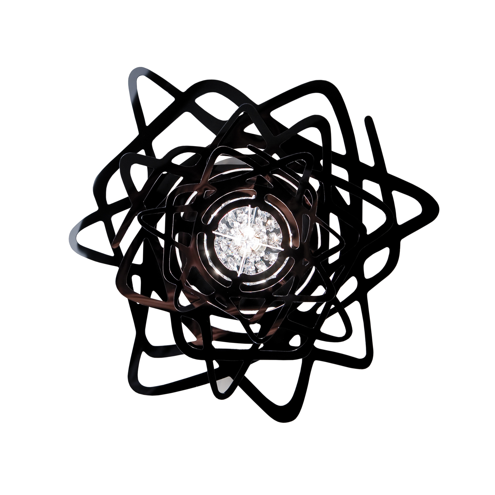 Plafón Aurora mini, negro - Slamp