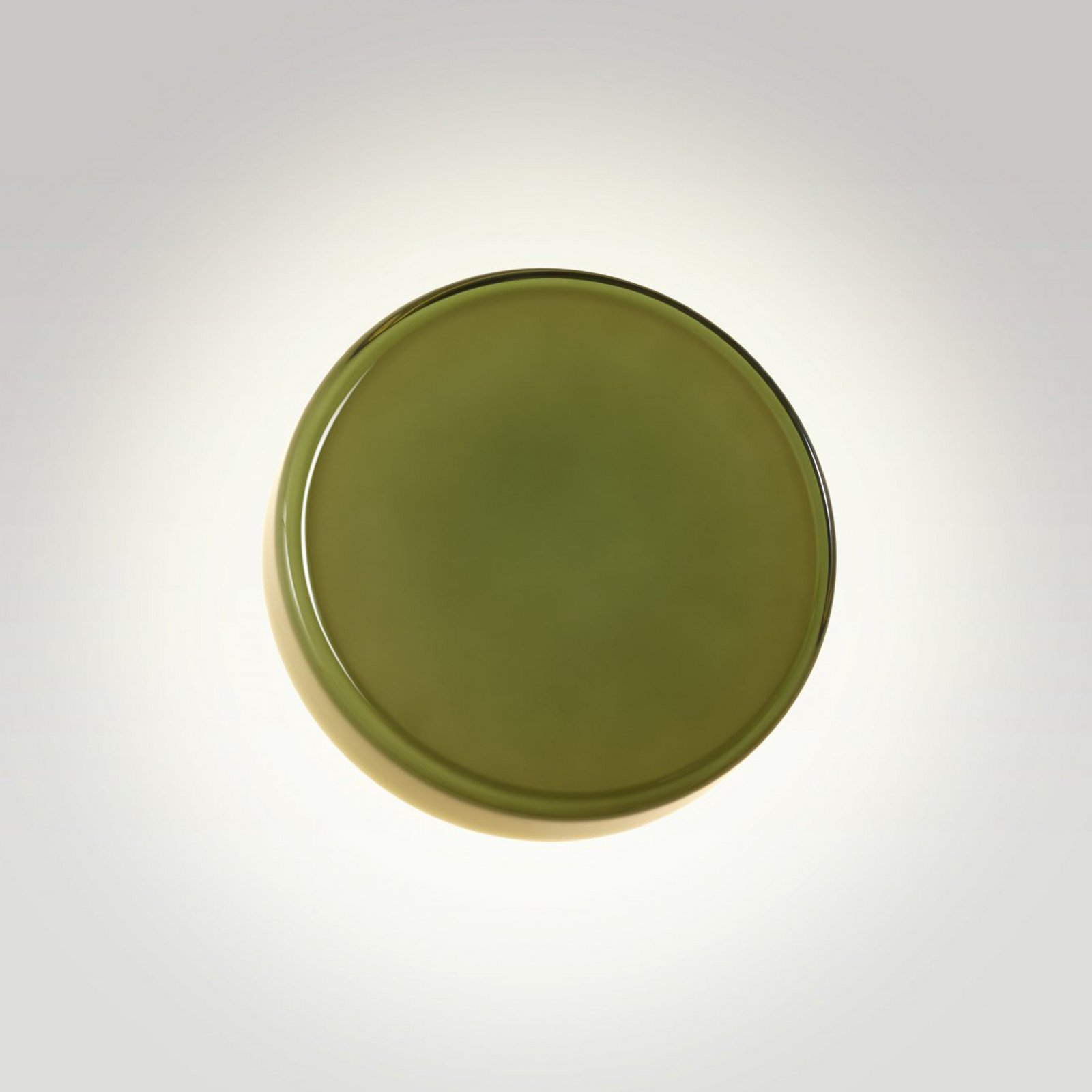 MARSET LED-Wandlampe Caramel, grün, Ø 38 cm, TRIAC, Glas