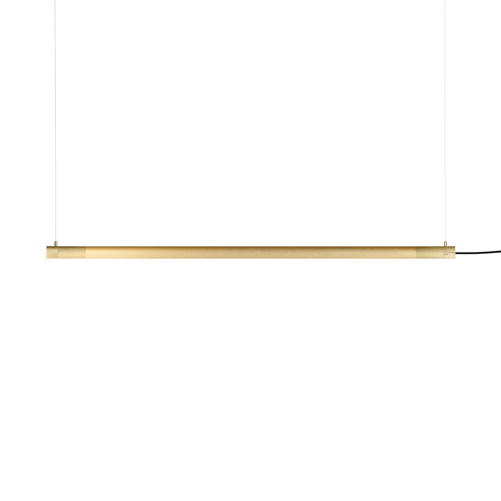 GEJST závěsné světlo Radent mosazná, délka 138 cm, G13 LED