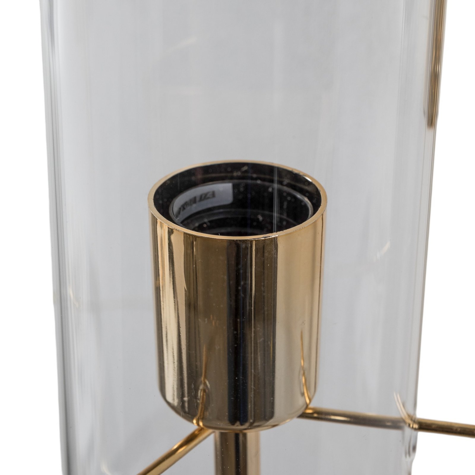 Leona wall light, gold-coloured, height 57 cm, metal, E27