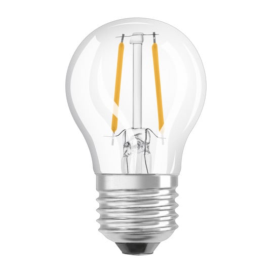 Svetilka OSRAM LED E27 1,5W kapljično žarilno nitko 827