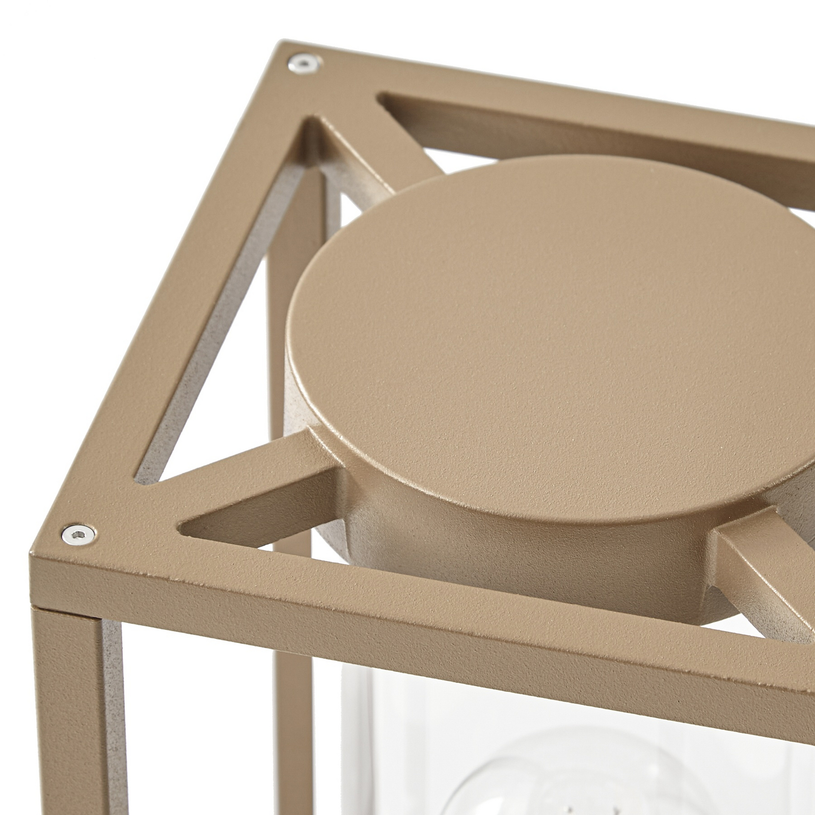 Lucande veilampe Ferda, 60 cm, brun, IP44