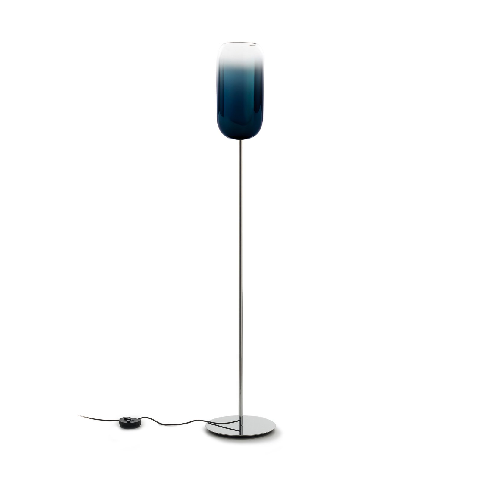 Artemide Gople floor lamp with silver base