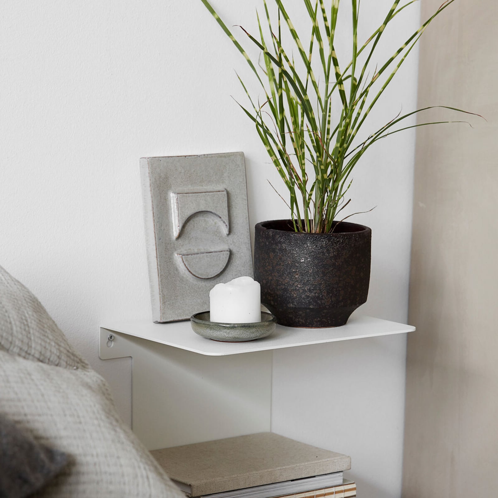 HDBook wandrek, wit 32 x 25 x 23 cm metaal - House Doctor