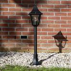 Borne lumineuse Livorno, IP44, noir/clair